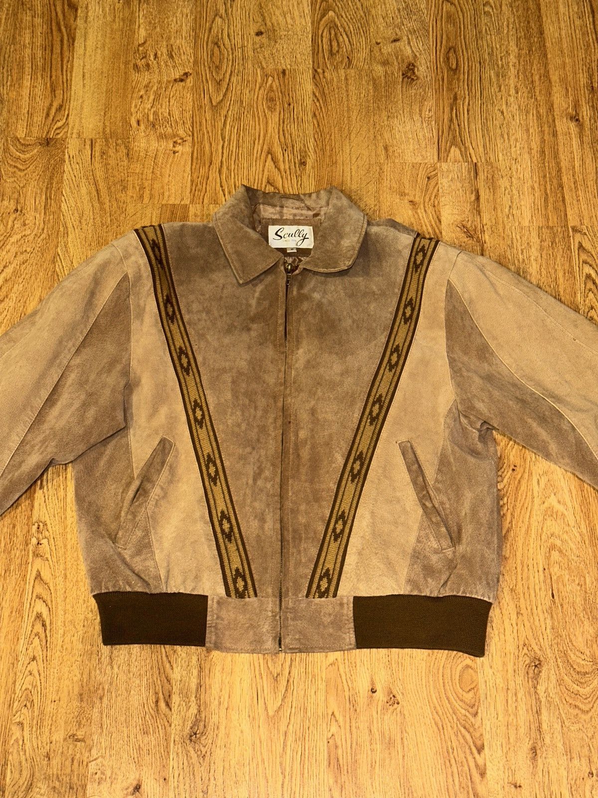 Scully Leather Vtg SCULLY Boar Smooth Suede Leather Western Arena Jacket M Size US M / EU 48-50 / 2 - 1 Thumbnail