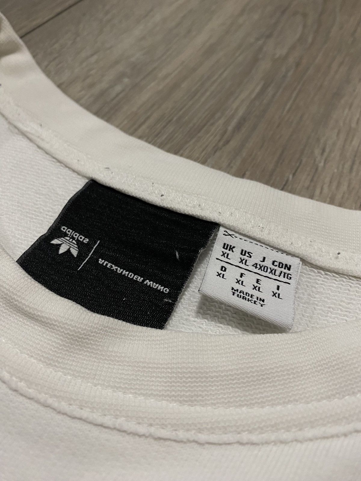Alexander Wang Adidas Alexander Wang Sweatshirt Logo Crew White Opium Y2K Size US XL / EU 56 / 4 - 3 Thumbnail