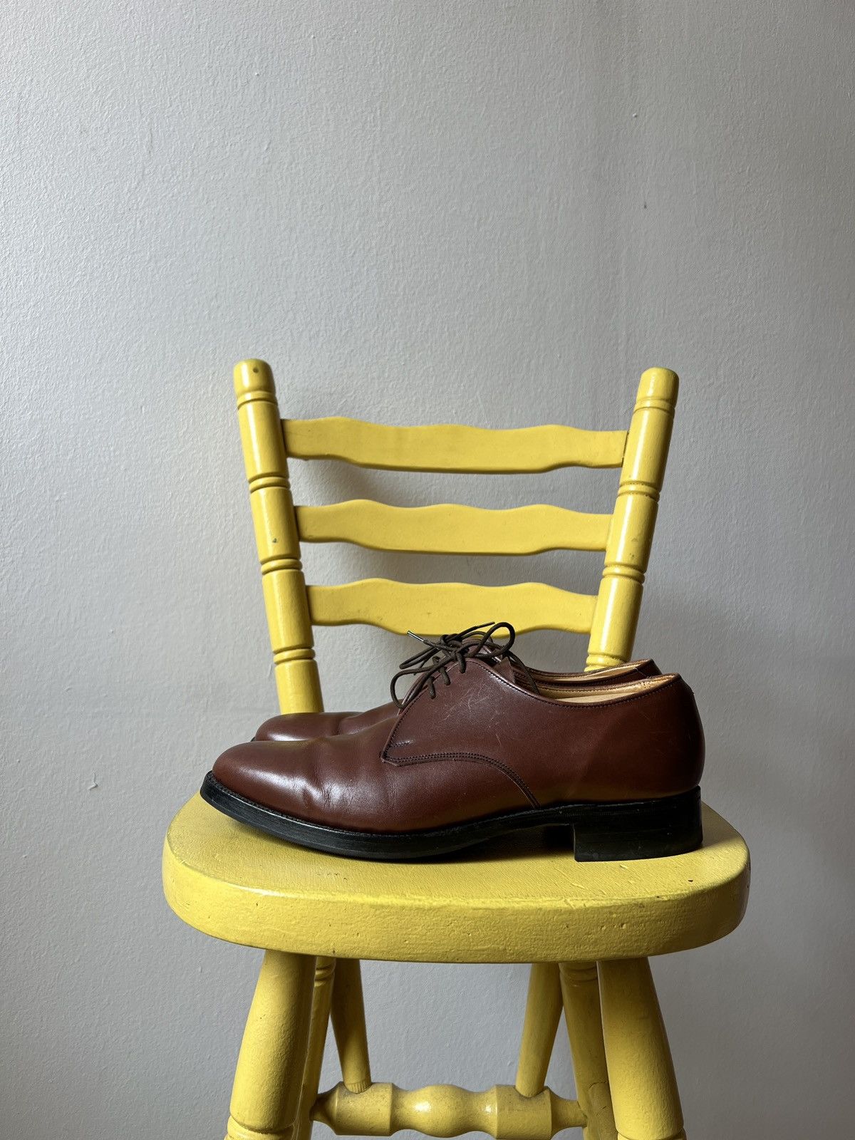 Crockett & Jones Joseph Cheaney England Leather Boots Brown Loafers Size US 9 / EU 42 - 3 Thumbnail