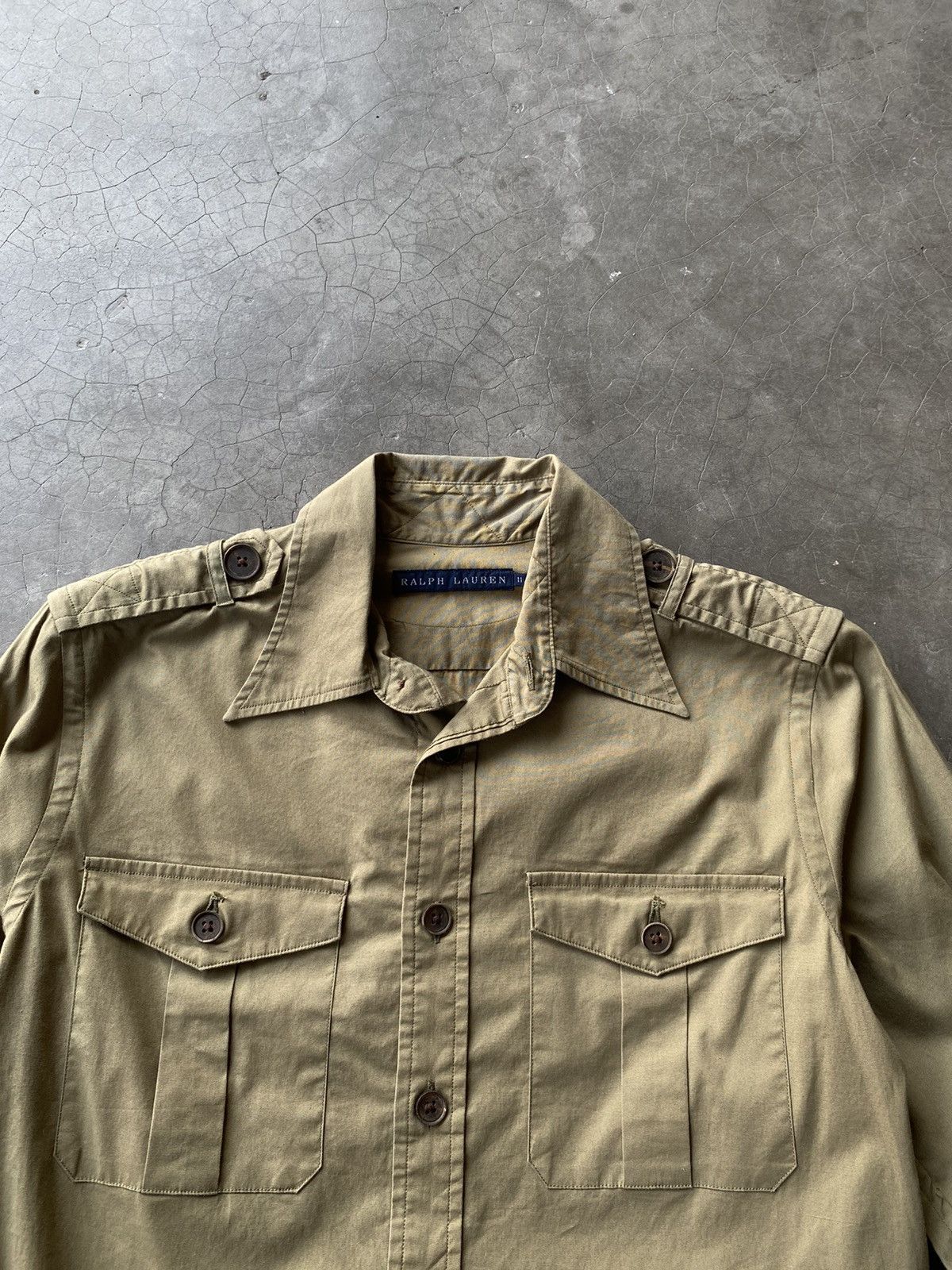 Ralph Lauren Ralph Lauren Long Button Ups Army Pattern Shirt Size M / US 6-8 / IT 42-44 - 3 Thumbnail