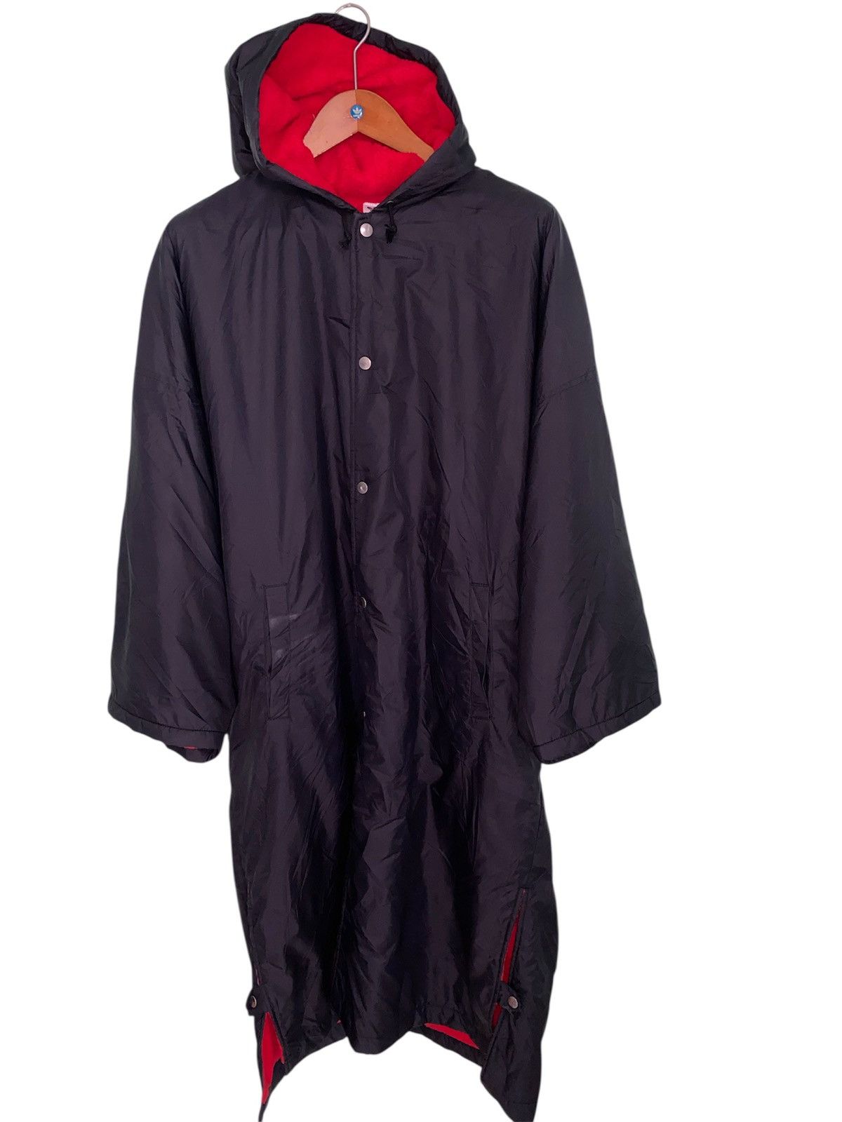 Adidas × Vintage 90s Adidas Big Logo Long Jacket Winter Size US XL / EU 56 / 4 - 4 Thumbnail