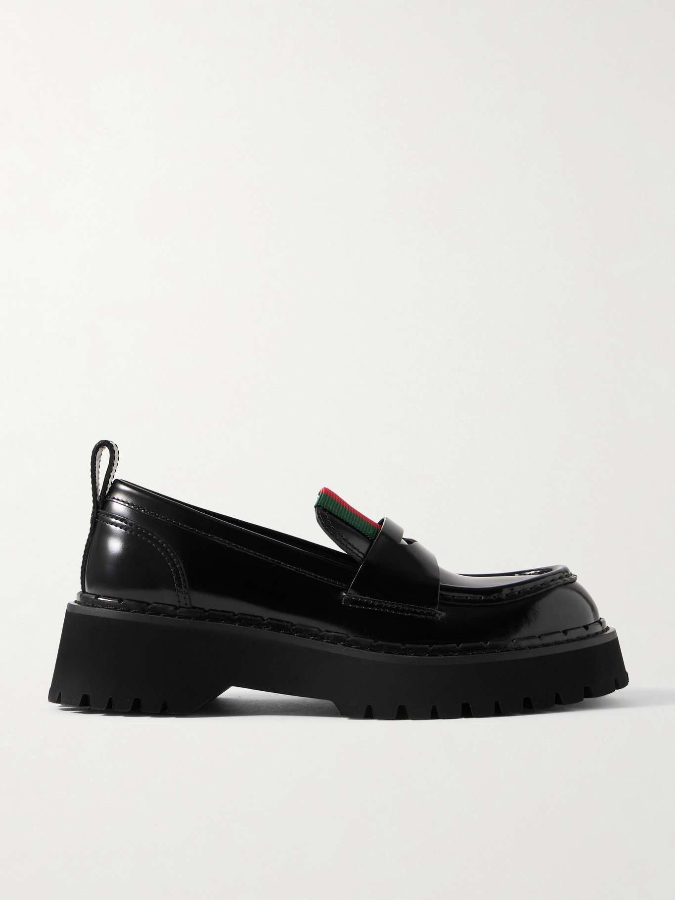 oc11z1025 Loafers With Web in Black