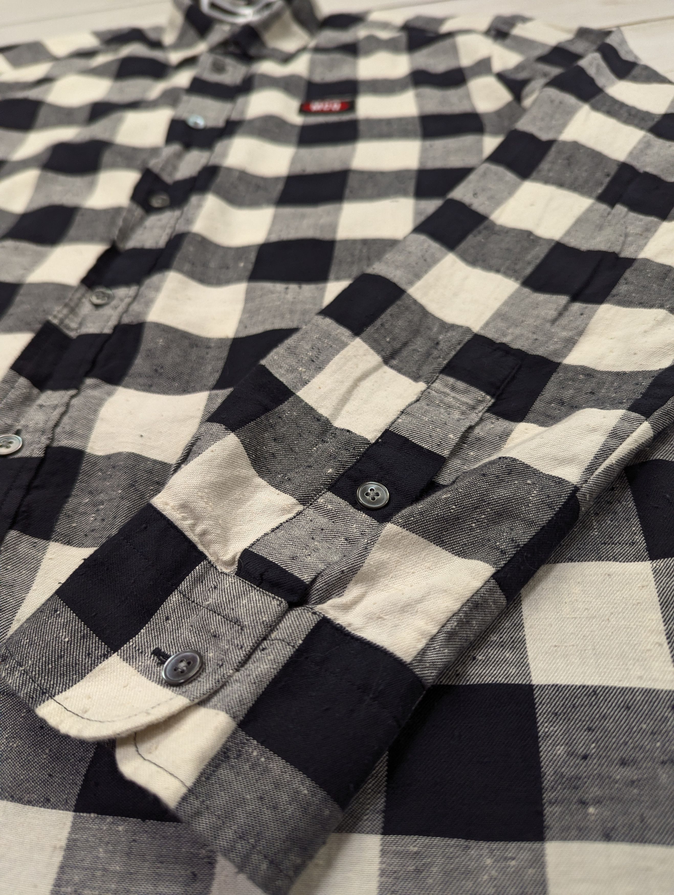 Alexander McQueen Alexander McQueen Pocket Check Long Sleeve Shirt Size 50 Size US M / EU 48-50 / 2 - 4 Thumbnail