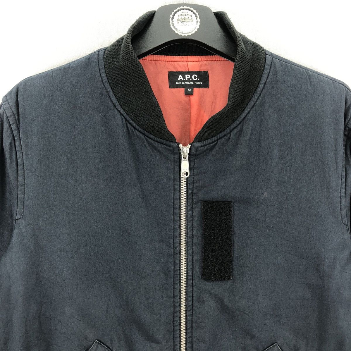 A.P.C. Vintage A.P.C Rue Madame Paris Bomber Jacket Blue Faded Size US S / EU 44-46 / 1 - 7 Thumbnail