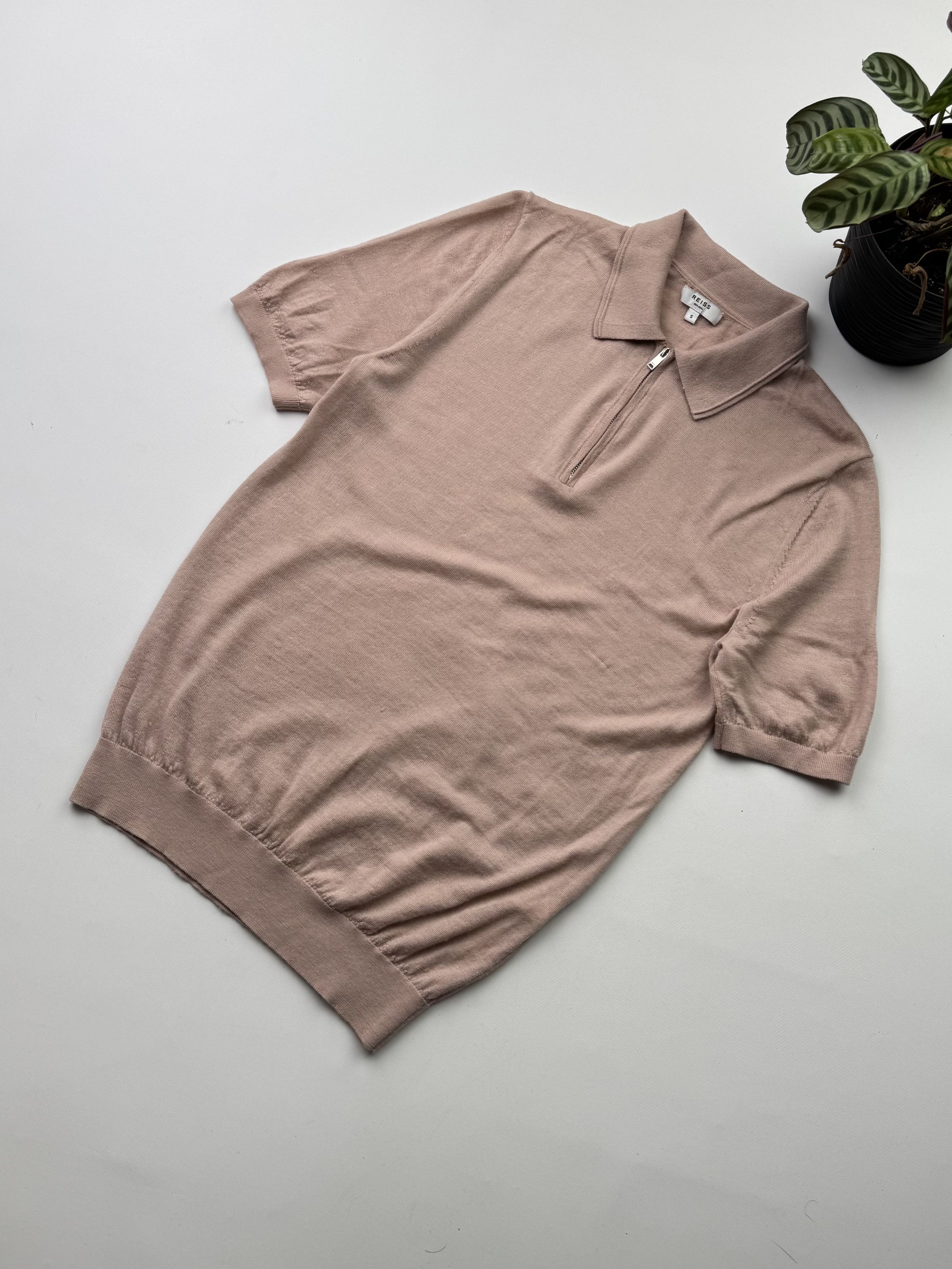 Reiss Reiss Wool Polo T-Shirt (145) Size US S / EU 44-46 / 1 - 1 Thumbnail