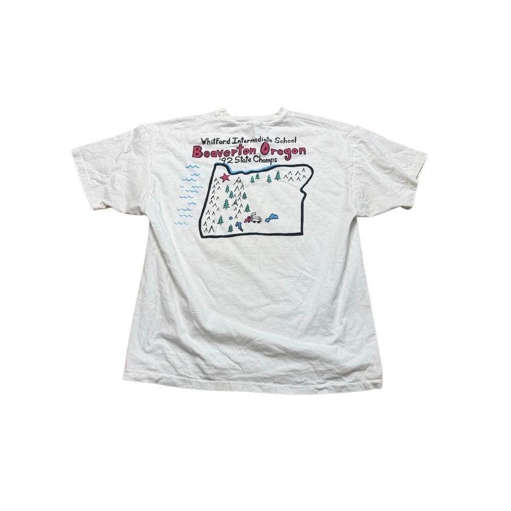 Vintage 90s vintage Whitford Intermediate School Beaverton Oregon Gr Size US XL / EU 56 / 4 - 2 Thumbnail
