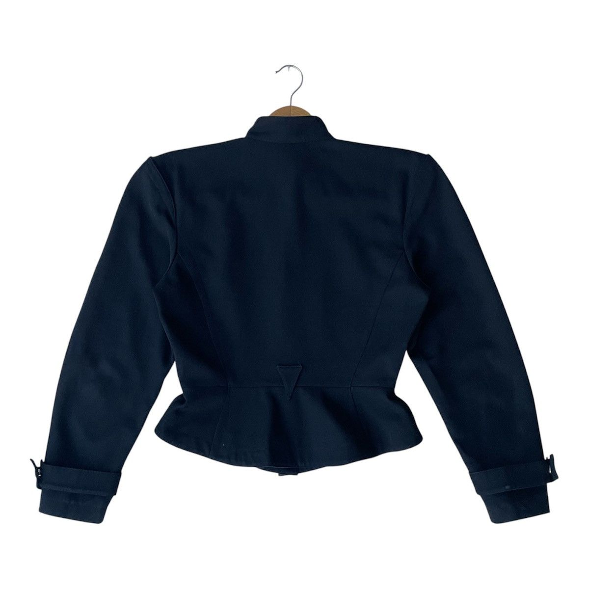 Thierry Mugler 80s THIERRY MUGLER Structured Snap-Button Hourglass Jacket Size S / US 4 / IT 40 - 3 Thumbnail