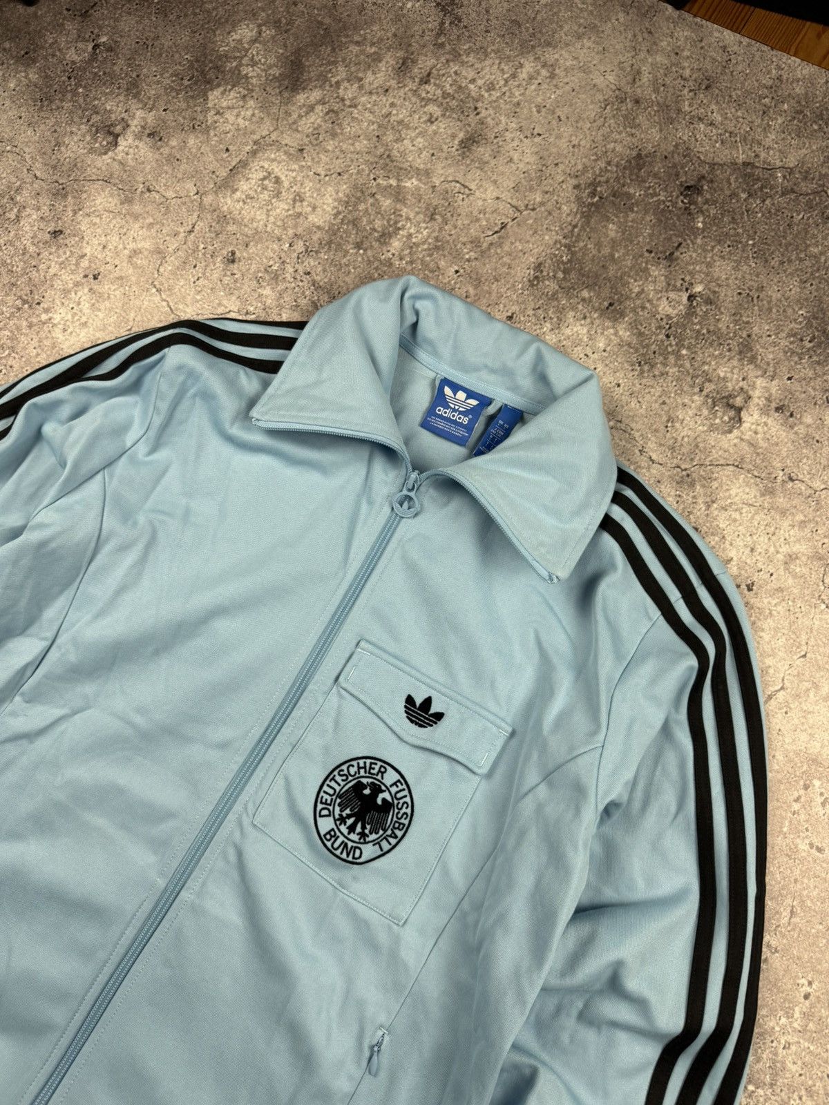 Adidas Vintage Adidas Germany 90s Training Jacket Football Retro Size US L / EU 52-54 / 3 - 2 Thumbnail