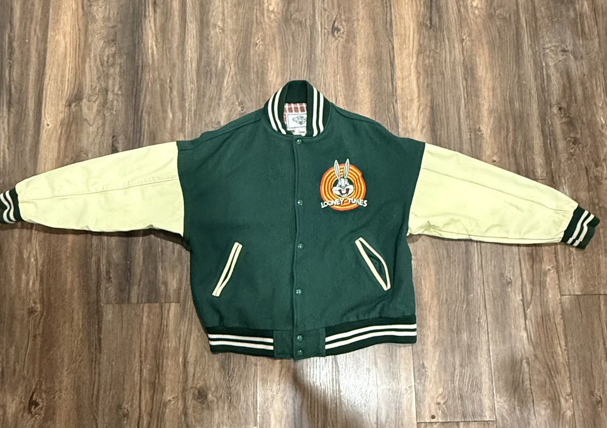 Vintage Vintage looney toons vintage letterman jacket Size US M / EU 48-50 / 2 - 1 Thumbnail