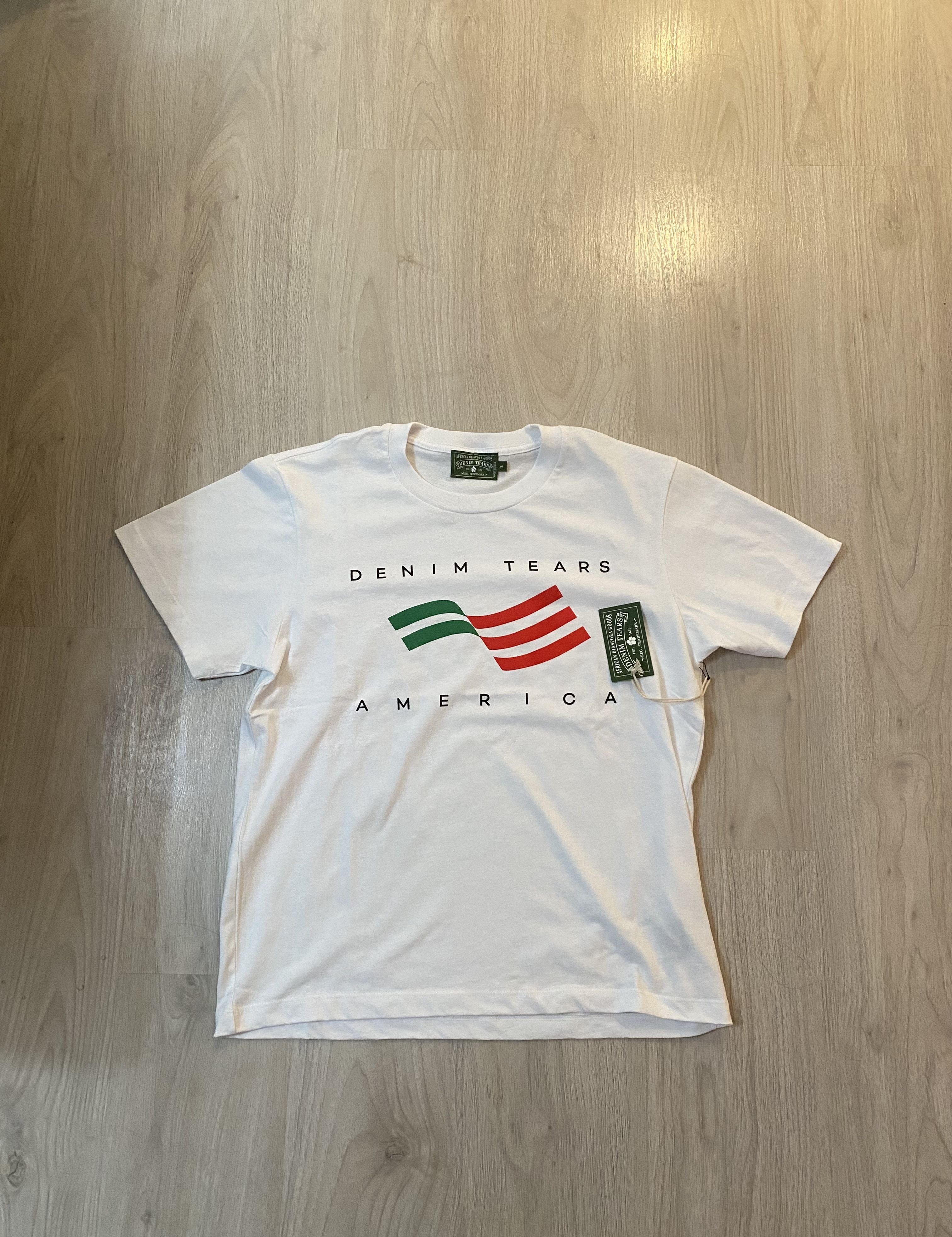 DENIM TEARS Denim Tears America Sportswear Tee SS24 Size US L / EU 52-54 / 3 - 1 Thumbnail