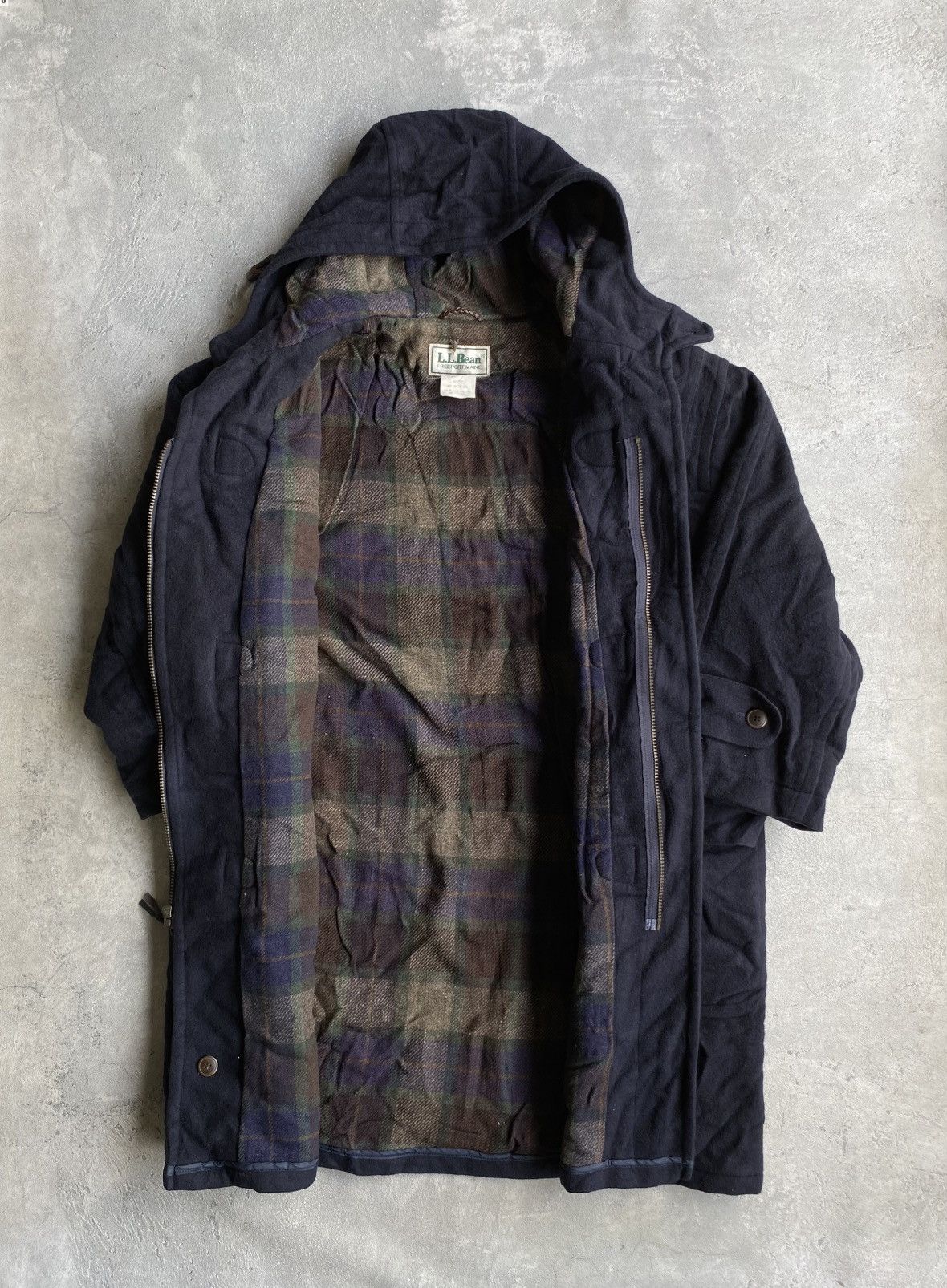 L.L. Bean Vintage L.L Bean Freeport Maine Duffle Coat Size US L / EU 52-54 / 3 - 3 Thumbnail