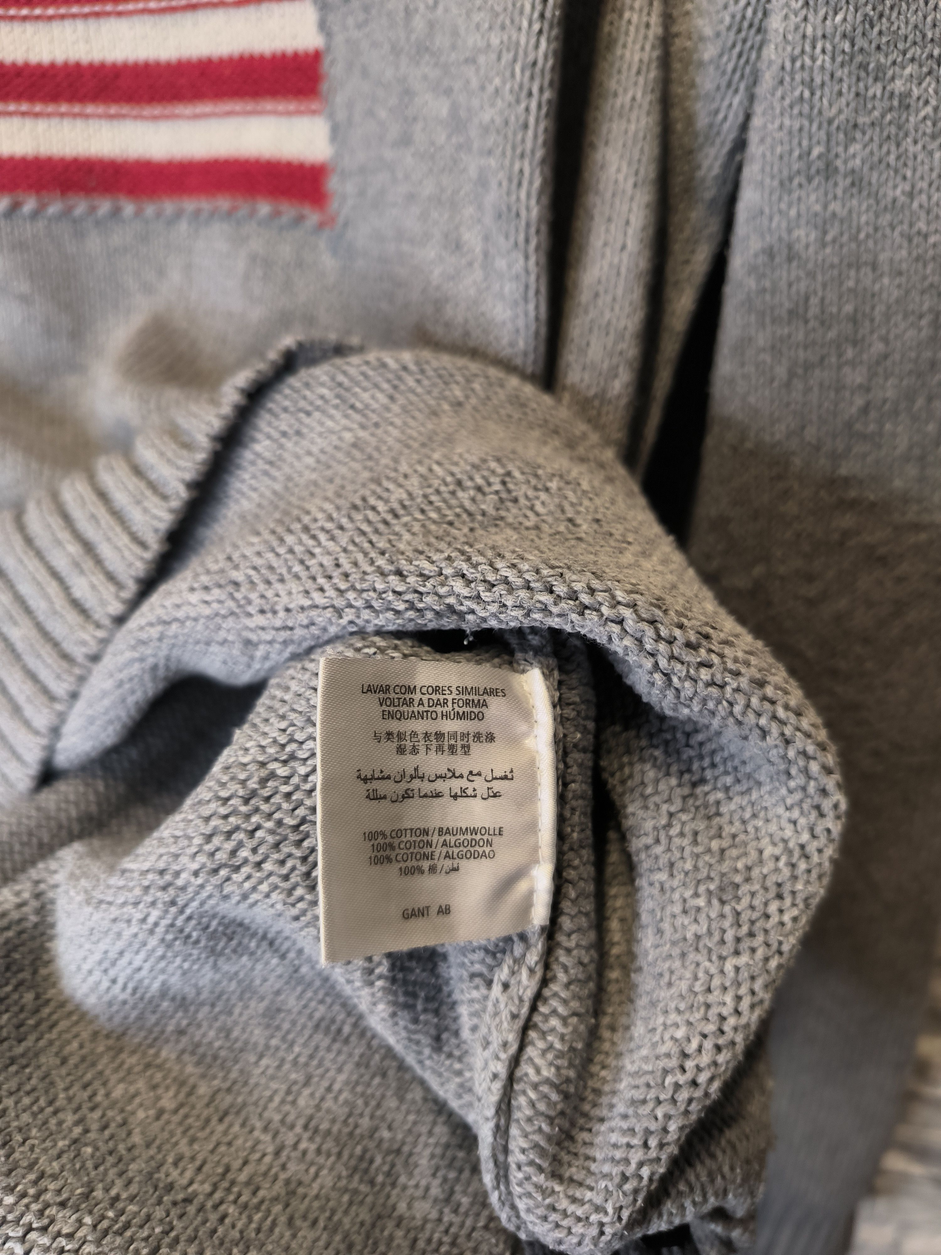 Gant Vintage Gant Knitwear USA Flag Sweatshirt Logo Size US M / EU 48-50 / 2 - 5 Thumbnail