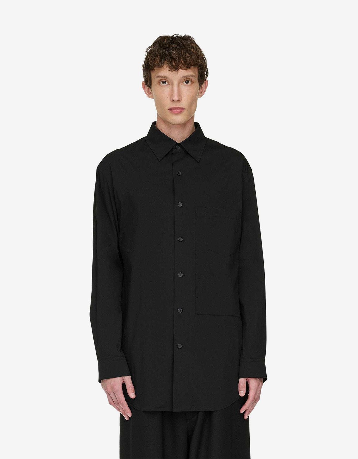 Y-3 Y-3 Black Sporty Cotton Shirt Size US S / EU 44-46 / 1 - 2 Thumbnail