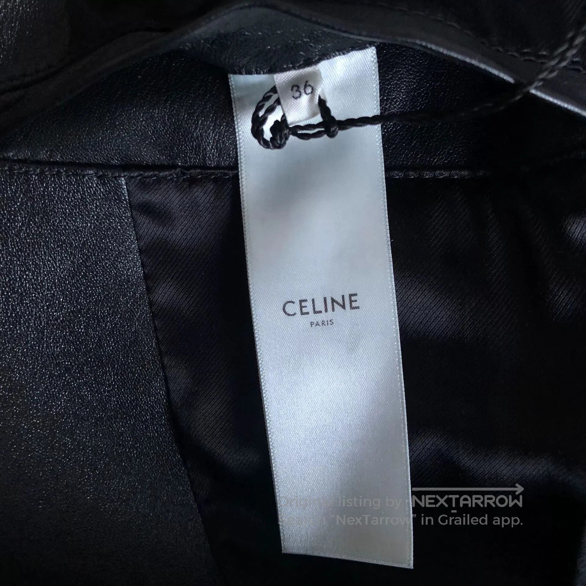 Celine Celine Motorcycle Leather Jacket. Size XS / US 0-2 / IT 36-38 - 6 Thumbnail