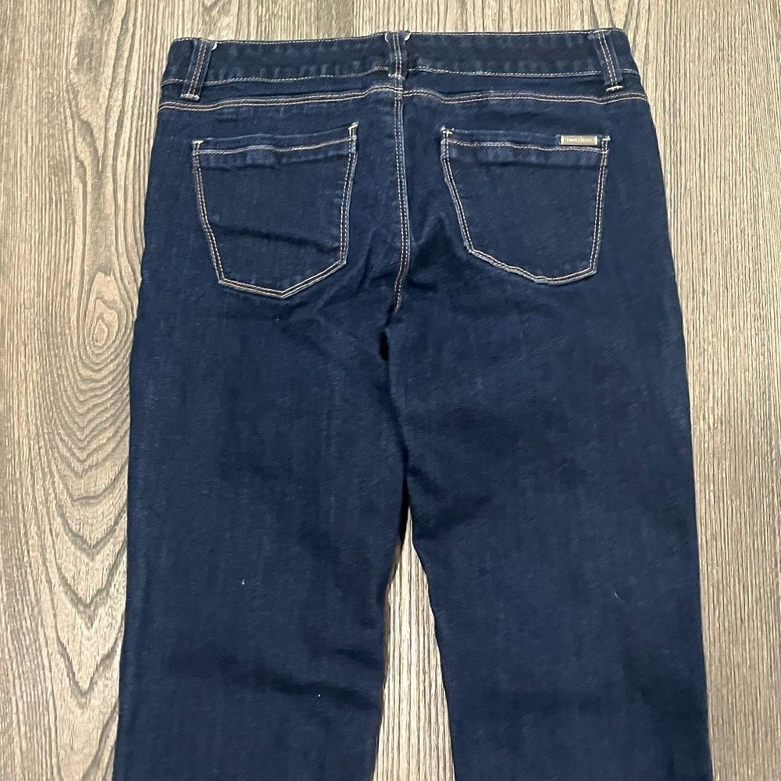 White House Black Market White House Black Market Straight Leg Jeans Cropped Size 4 Size 27" / US 4 / IT 40 - 11 Thumbnail