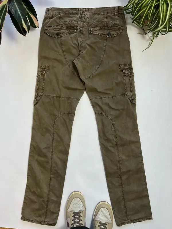 Japanese Brand Vntg Japanese Military Multi-pocket Cargo Pants Y2k slim fit Size US 34 / EU 50 - 6 Thumbnail
