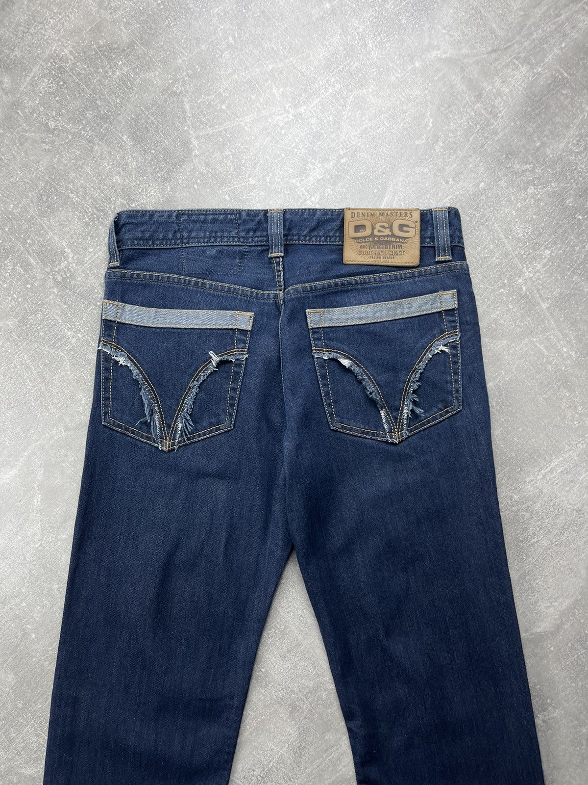 Dolce & Gabbana Dolce & Gabbana D&G Power Straight Slim Denim Jeans Vintage Size US 31 - 3 Thumbnail