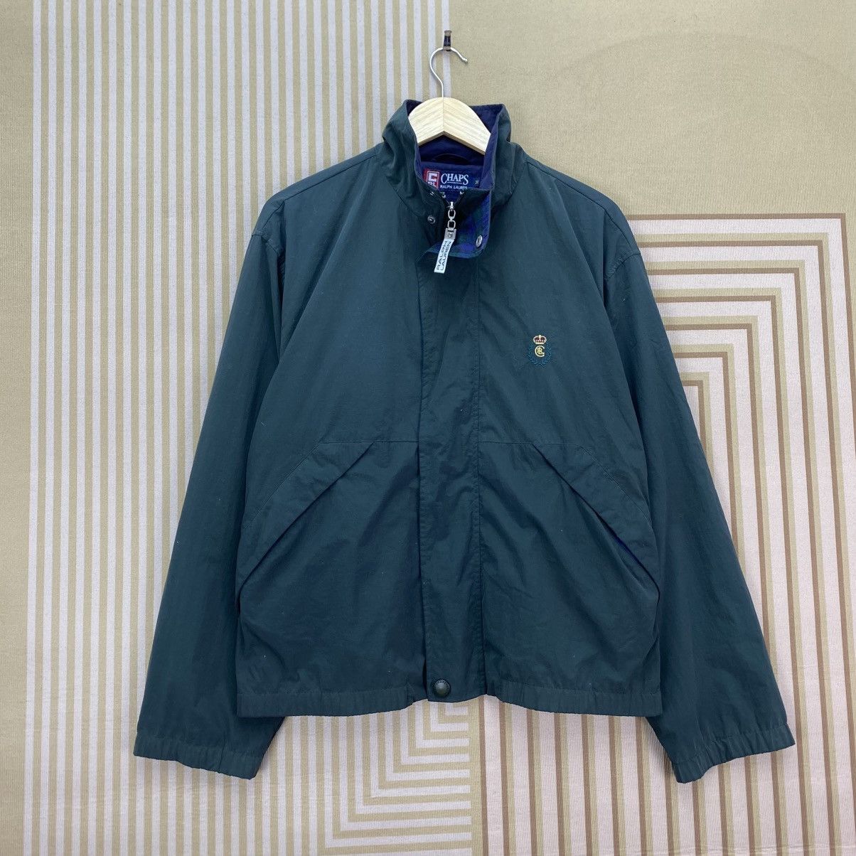 Polo Ralph Lauren 🫶 vintage green Chaps Ralph Lauren windbreaker jacket Size US M / EU 48-50 / 2 - 1 Thumbnail