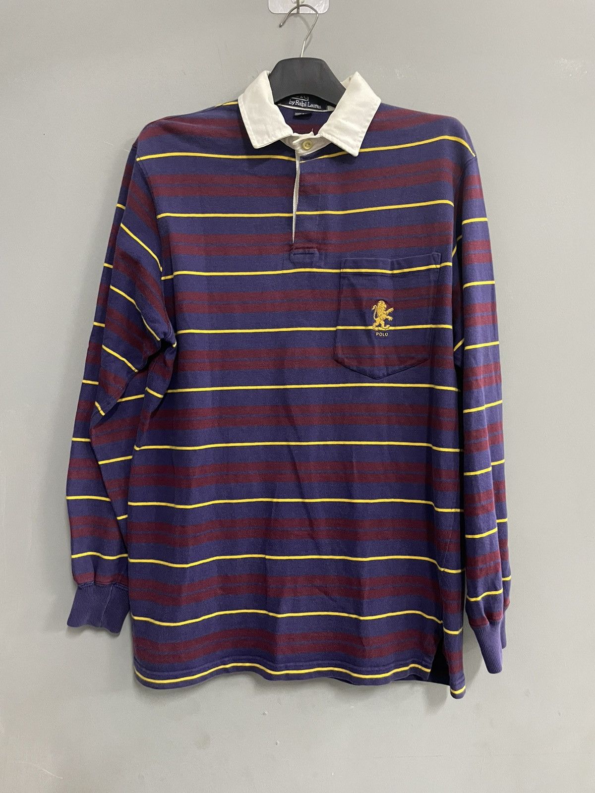 Polo Ralph Lauren Vintage POLO RALPH LAUREN Rugby Shirt USA Made Lions Size US M / EU 48-50 / 2 - 1 Thumbnail