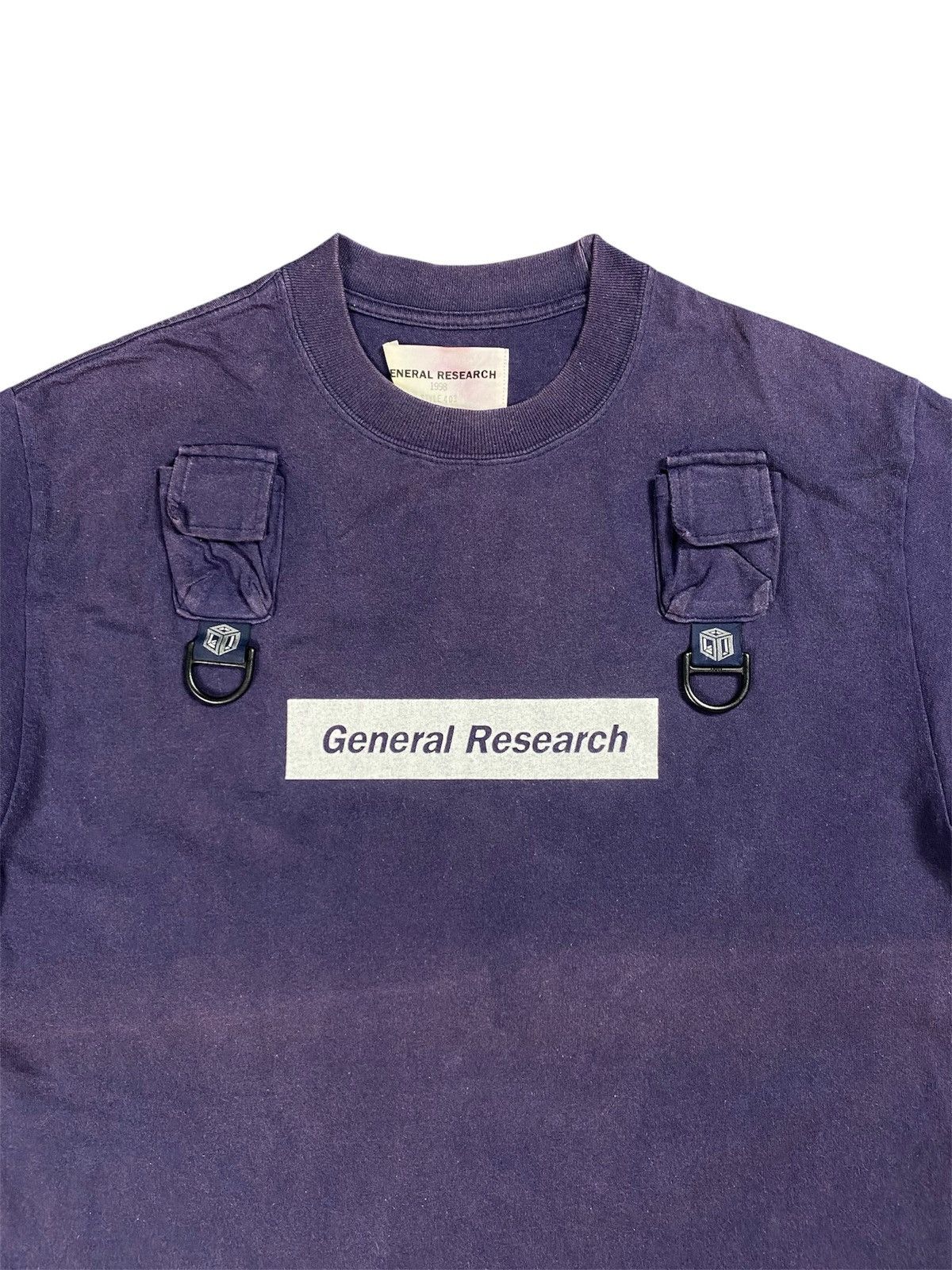 General Research AW98 General Research Box Logo Parasite Pocket T-Shirt Size US M / EU 48-50 / 2 - 3 Thumbnail