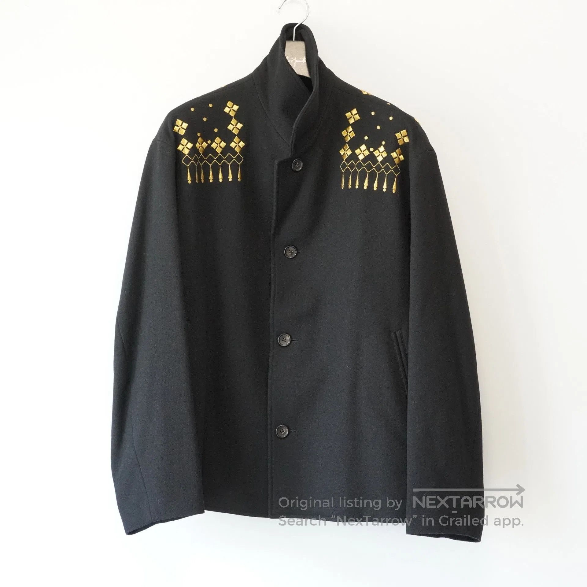 Yohji Yamamoto yohji yamamoto gold embroidered jacket. Size US M / EU 48-50 / 2 - 2 Thumbnail
