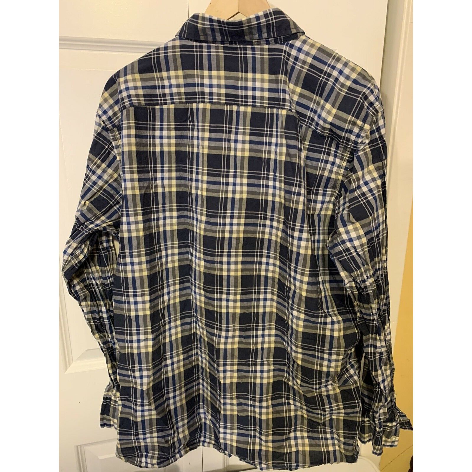Sonoma Sonoma Life Style Shirt Men's Sz XL Plaid Blue Long Sleeve B Size US XL / EU 56 / 4 - 5 Thumbnail