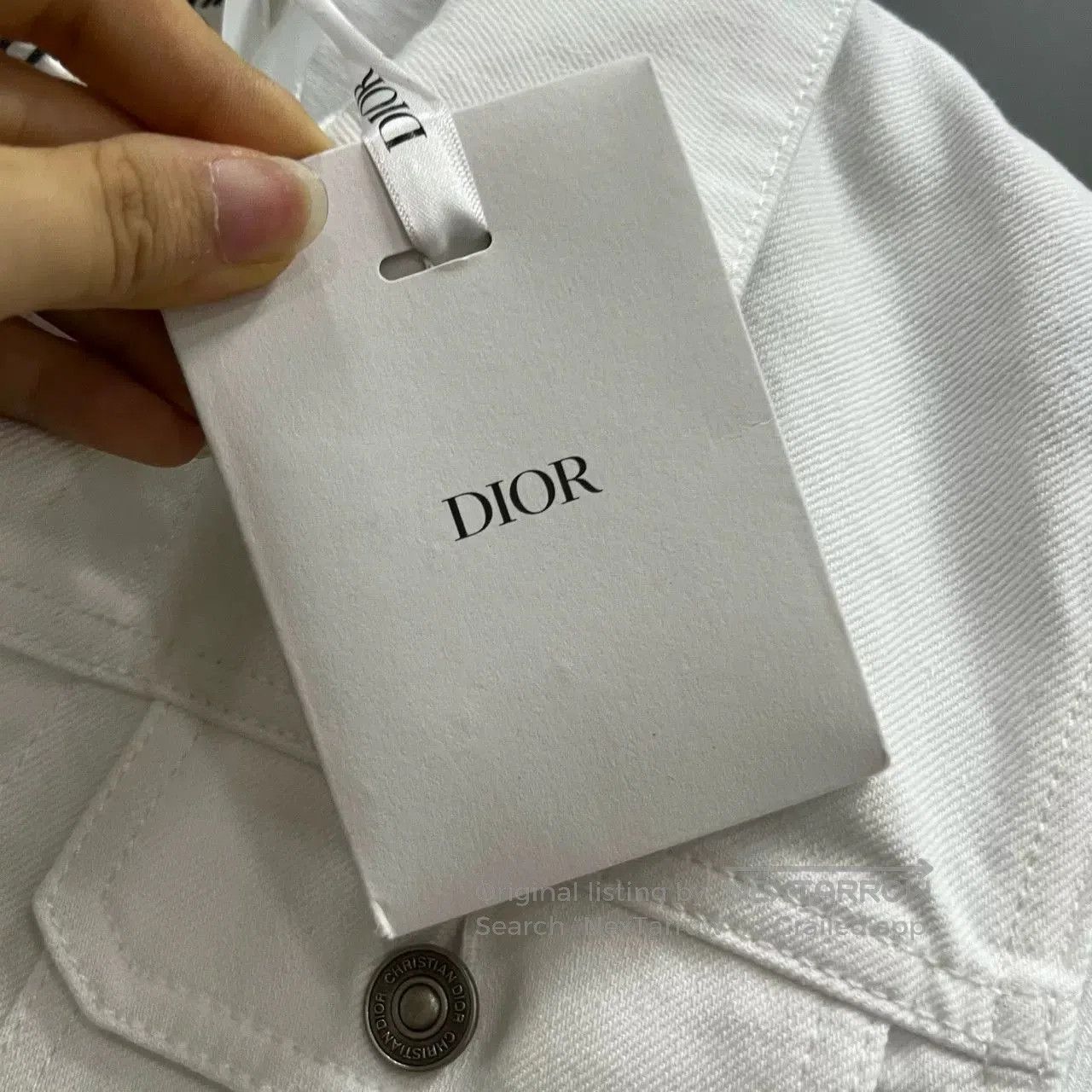 Dior Dior Dragon Print Denim Jacket. Size XS / US 0-2 / IT 36-38 - 6 Thumbnail