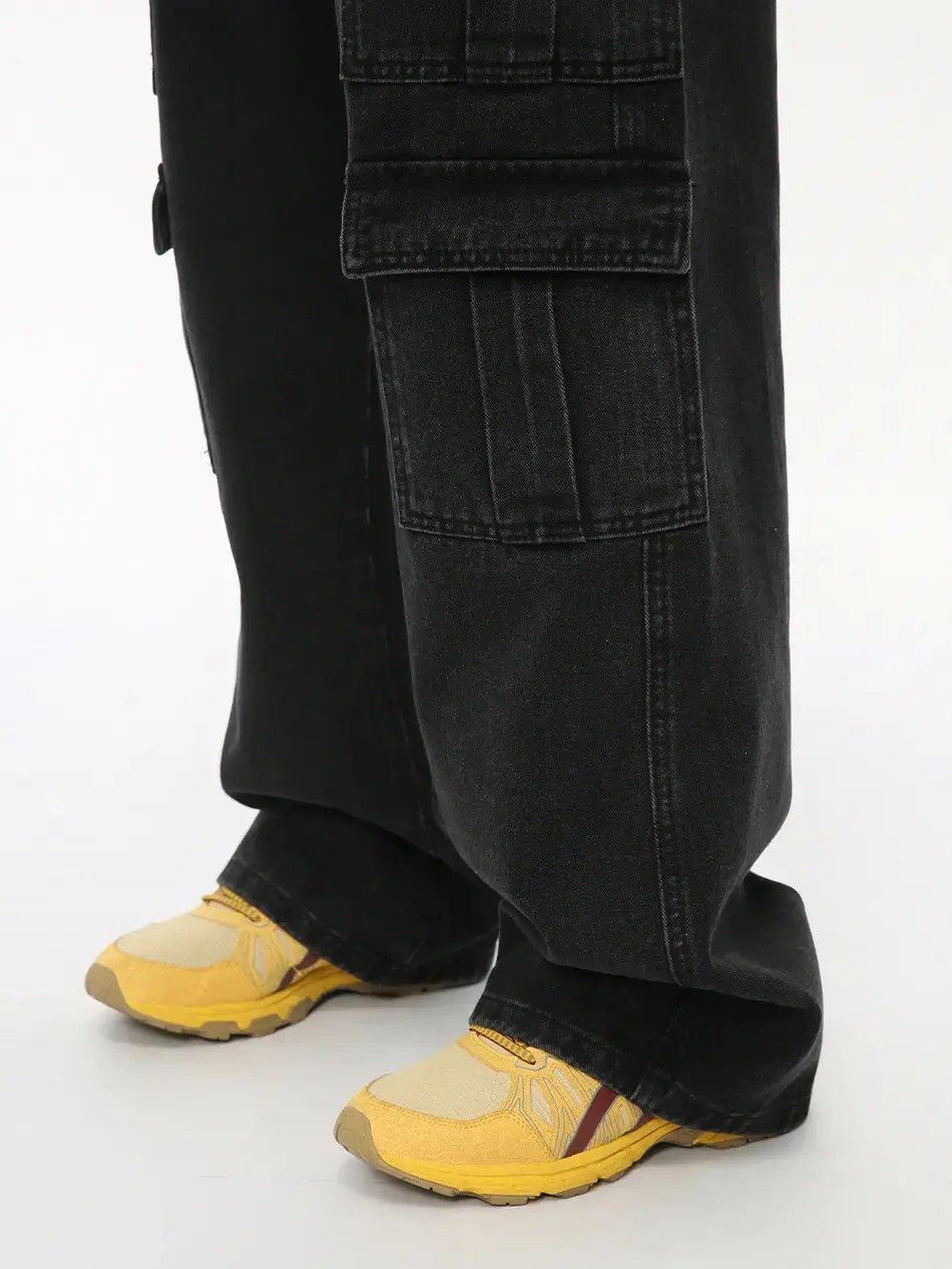Japanese Brand Retro loose pocket straight leg jeans Size US 32 / EU 48 - 3 Thumbnail