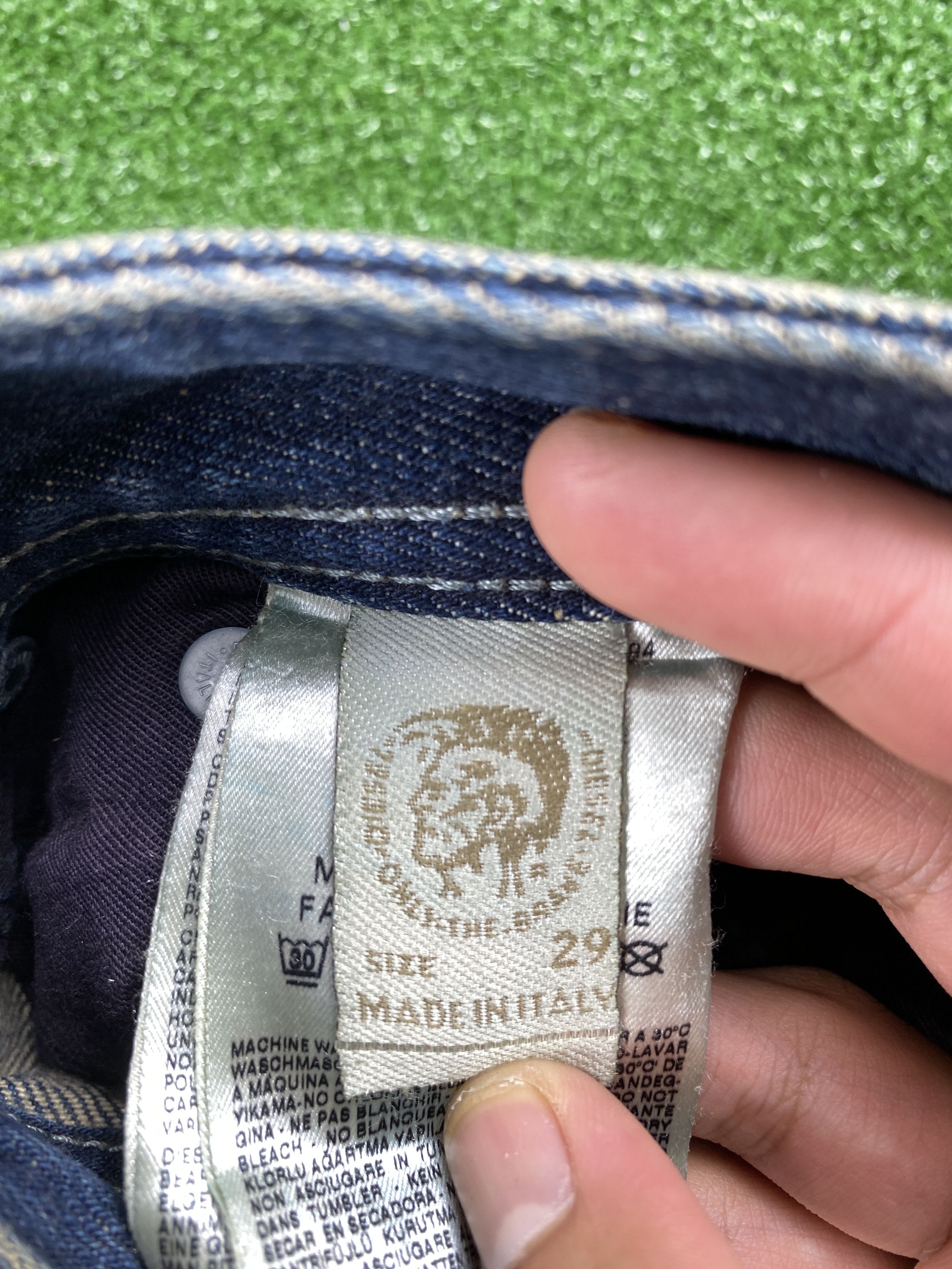 Diesel 💢 Selvedge Vintage Diesel Industry Faded Blue Jeans CP0077 Size US 32 / EU 48 - 18 Thumbnail