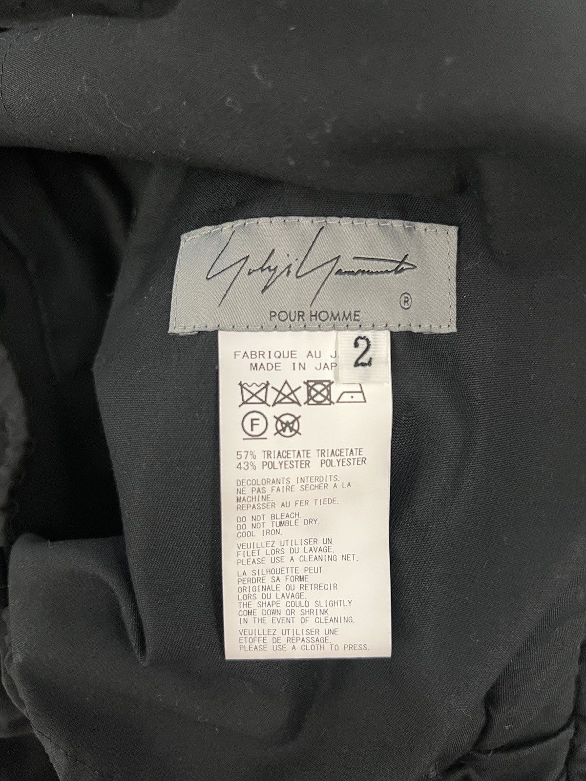 Yohji Yamamoto Yohji Yamamoto Pour Homme - Ta/UXEDO KARASU Crow Pants Size US 30 / EU 46 - 18 Thumbnail