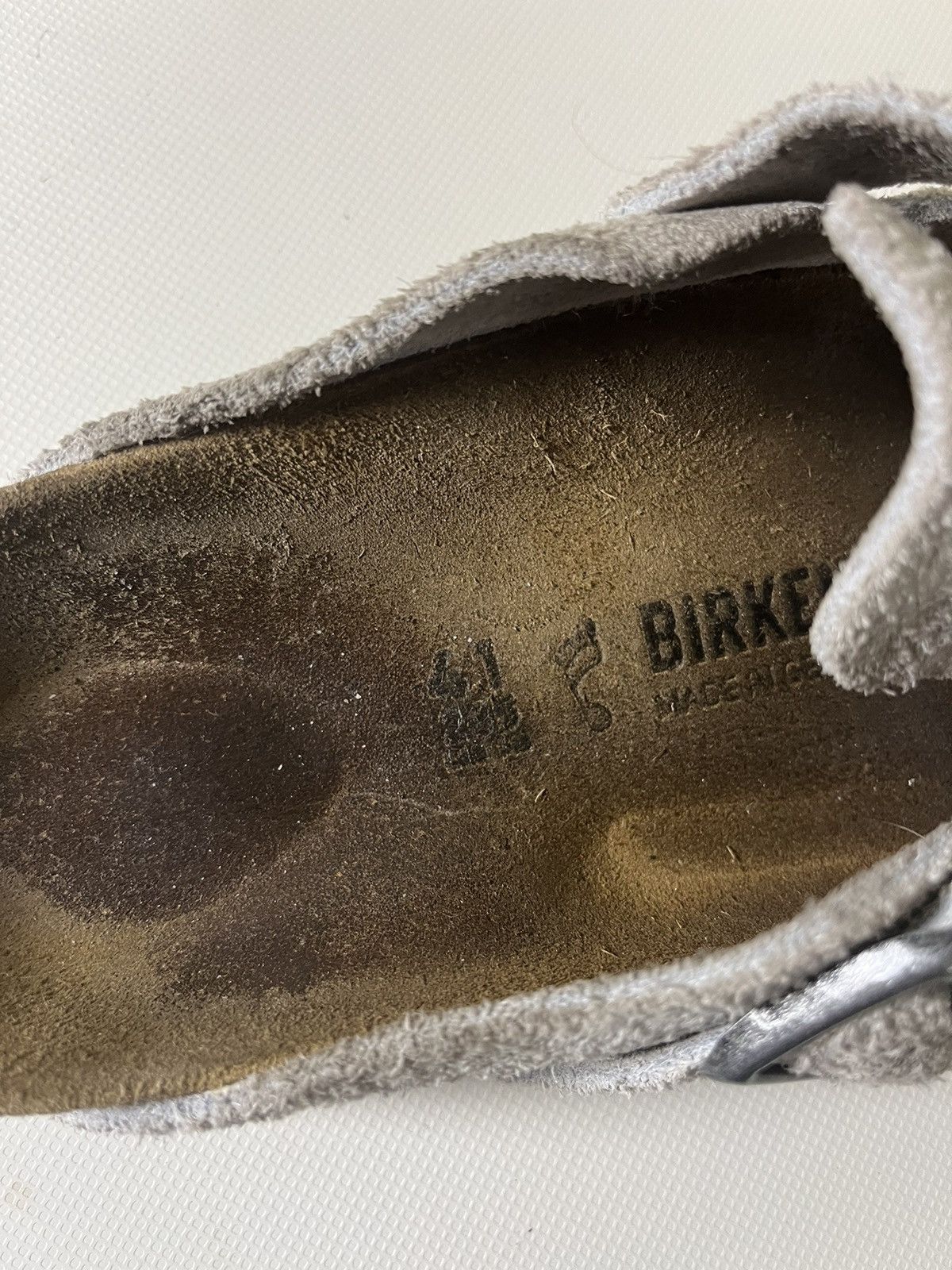 Birkenstock × Stussy Stüssy x Birkenstock Boston “Bone” Suede Mens Size 41 Size US 8 / EU 41 - 5 Thumbnail