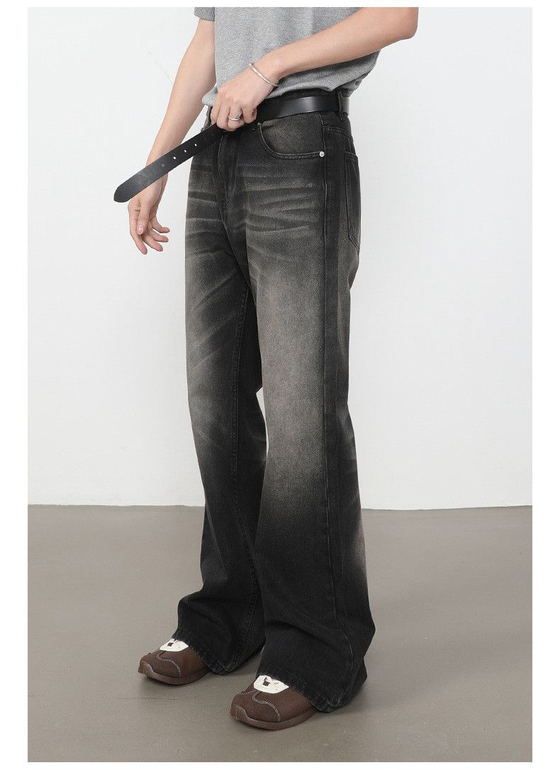 Vintage American high street men's flared loose washed jeans Size US 32 / EU 48 - 4 Thumbnail