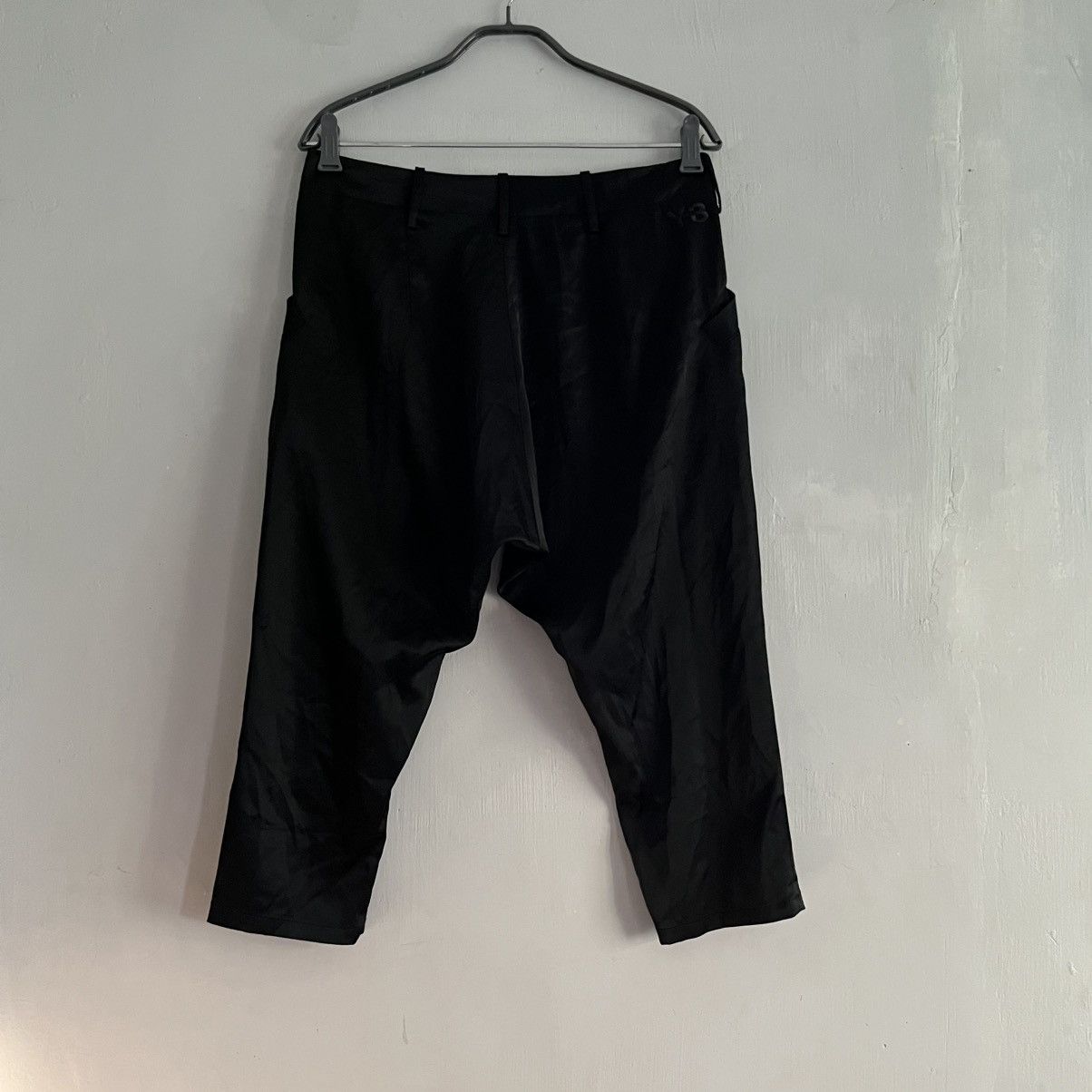 Y-3 Y3 Yohji Yamamoto Drop Crotch Silk Pants Size US 31 - 5 Thumbnail