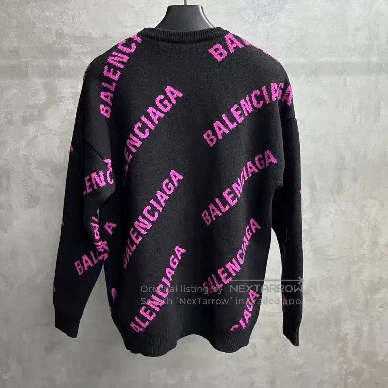 Balenciaga Balenciaga Black Logo Crewneck Sweater. Size US S / EU 44-46 / 1 - 2 Thumbnail
