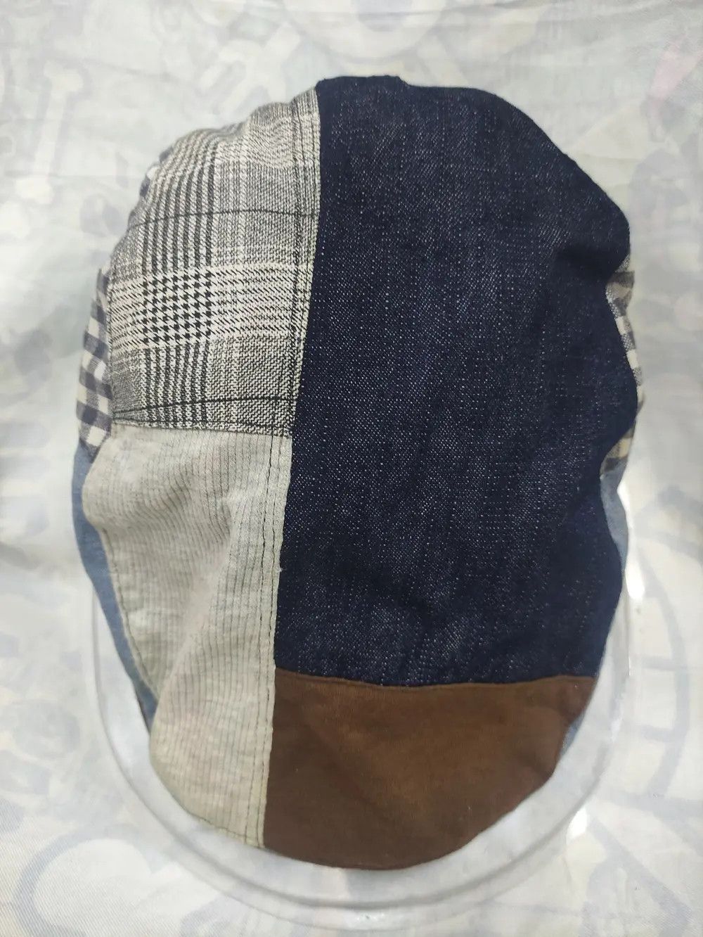 Japanese Brand × Vintage JAPANESE BRAND DENIM PATCHWORK BARETTA CAP Size ONE SIZE - 11 Thumbnail
