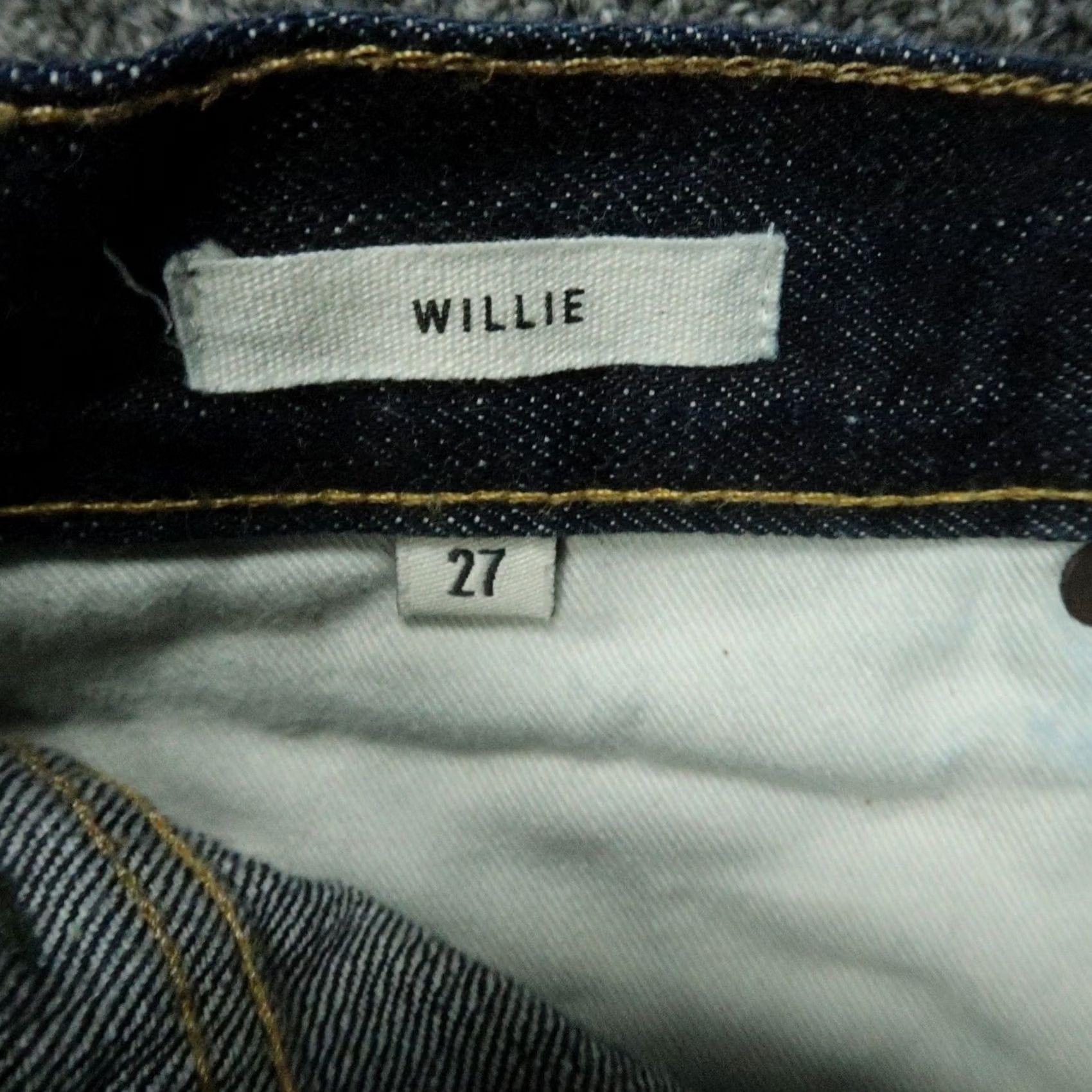 Imogene + Willie Imogene + Willie Jeans Mens 27x30 Indigo Blue 5 Pocket Dark Wash Button Fly Jeans Mens Regular 27 Indigo Blue 5-Pocket Design 30 In Inseam Vintage No Size US 27 - 7 Thumbnail