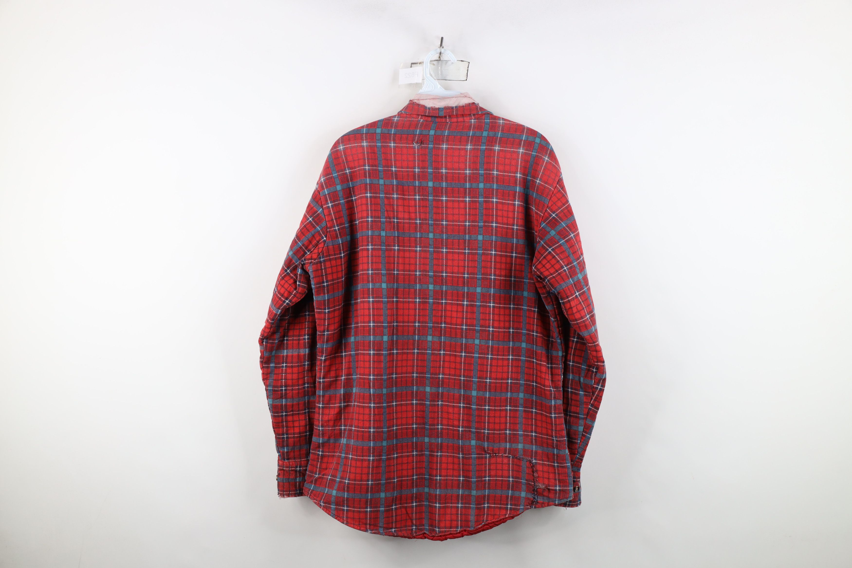 Vintage Vintage 90s Streetwear Flannel Button Shirt Jacket Jac Shirt Size US M / EU 48-50 / 2 - 13 Thumbnail