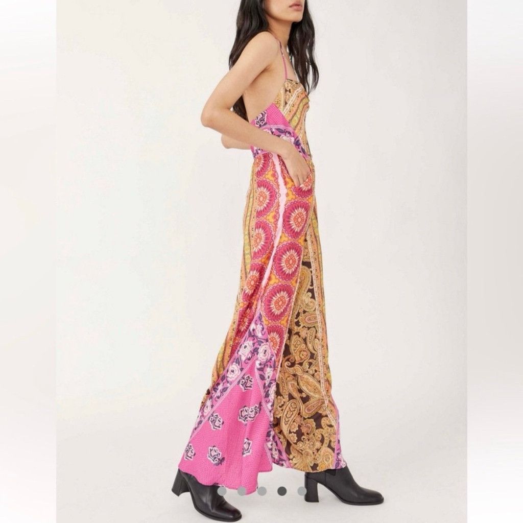 Free People Free People Miranda Printed Jumpsuit Small Size S / US 4 / IT 40 - 5 Thumbnail