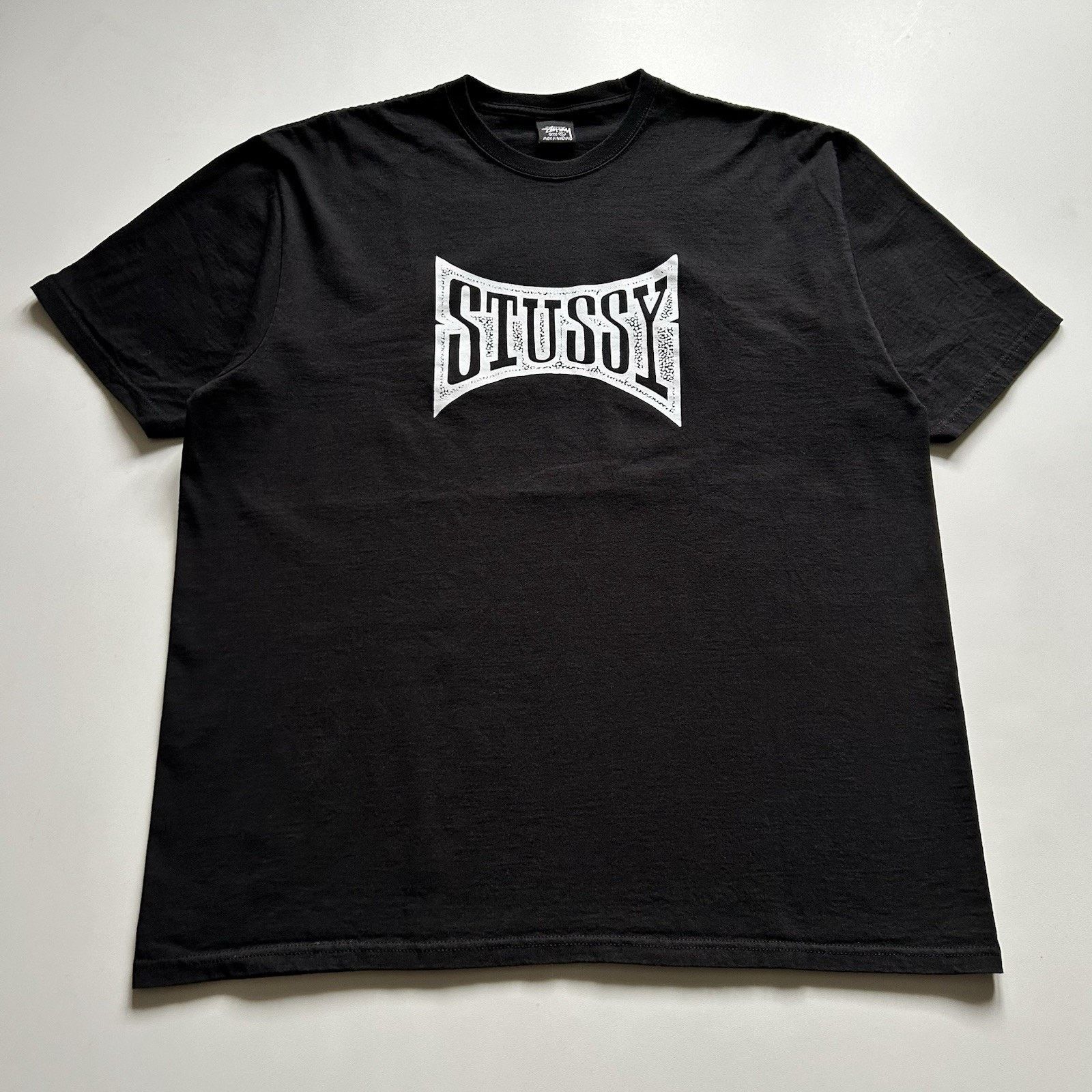 Stussy 🎱 Stussy NEW! Lady Paris Pigment Dyed Tee Shirt Black XL