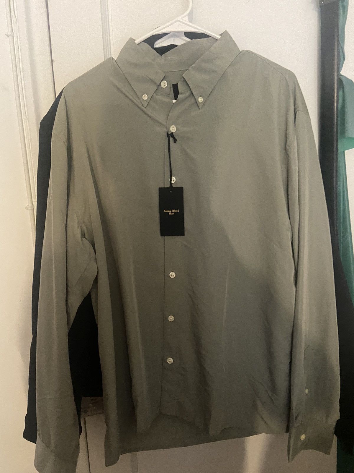 Abercrombie & Fitch Modal Blend Shirt Size US M / EU 48-50 / 2 - 1 Thumbnail