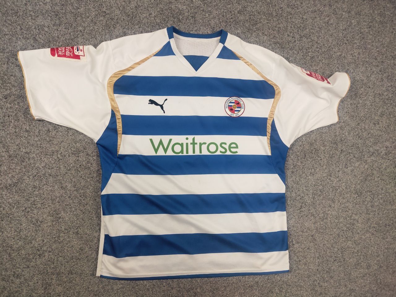 Puma Vintage Puma FC Reading 2009/10 homme soccer football Shirt Size US L / EU 52-54 / 3 - 2 Thumbnail