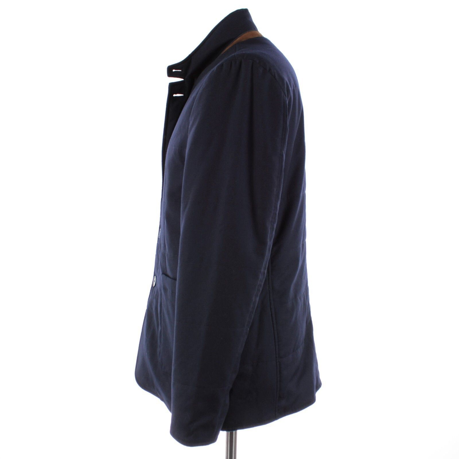 Zanella Zanella Coat Size L US In Blue Wool Size US L / EU 52-54 / 3 - 4 Thumbnail