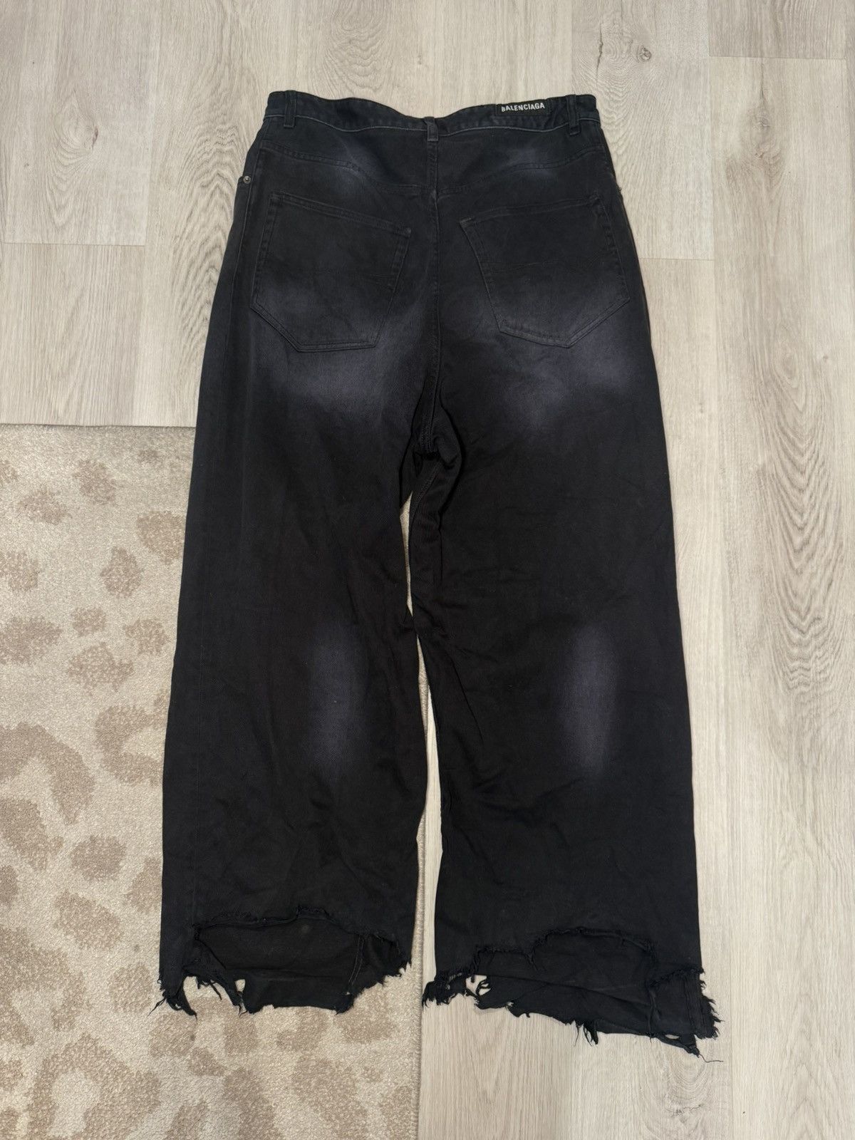 Balenciaga f/w 2023 wide leg baggy denim!! Size US 30 / EU 46 - 4 Thumbnail