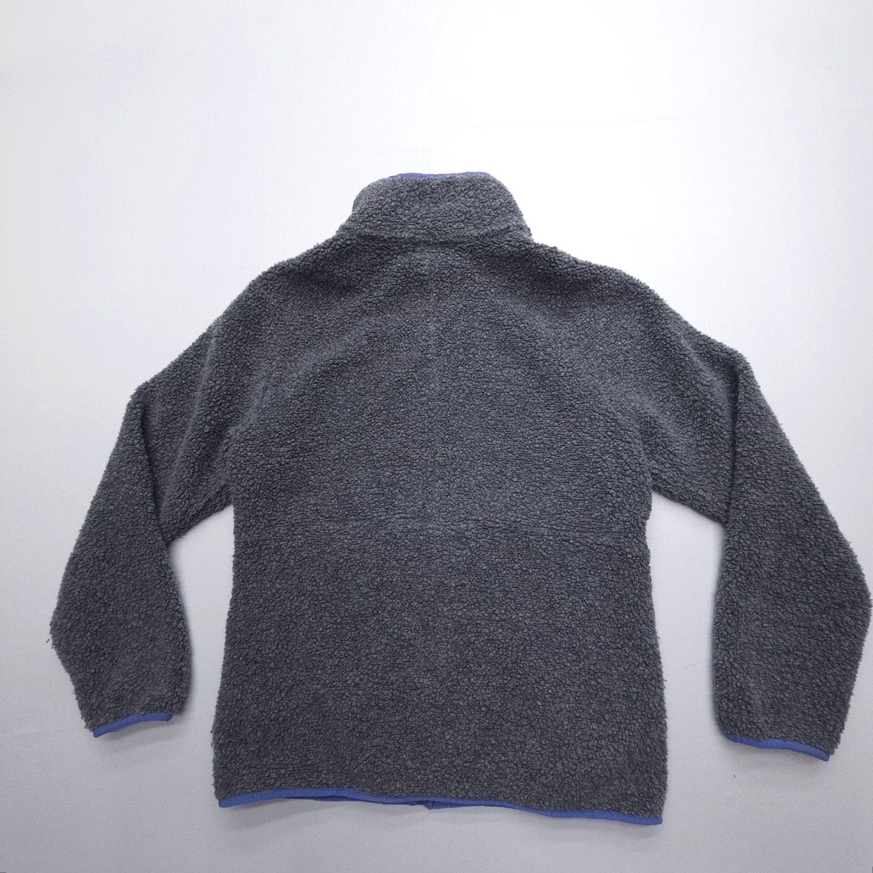 Patagonia Patagonia Reclaimed Fleece Jacket Womens XS Gray Solid Logo Zip Jacket Size XS / US 0-2 / IT 36-38 - 3 Thumbnail