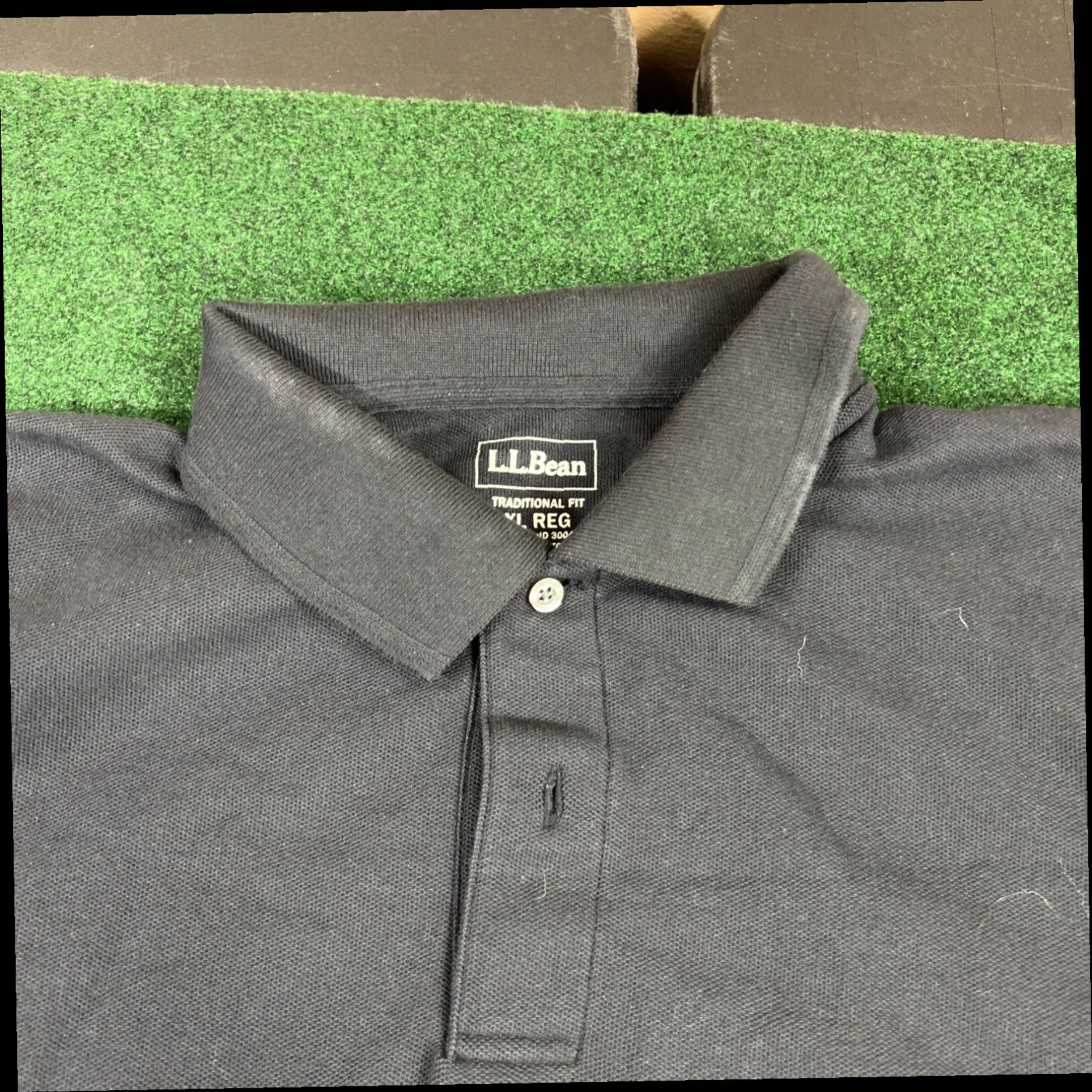 Vintage L.L. Bean Men's Polo, Long Sleeve, Traditional Fit,XL , Black Size US XL / EU 56 / 4 - 4 Thumbnail