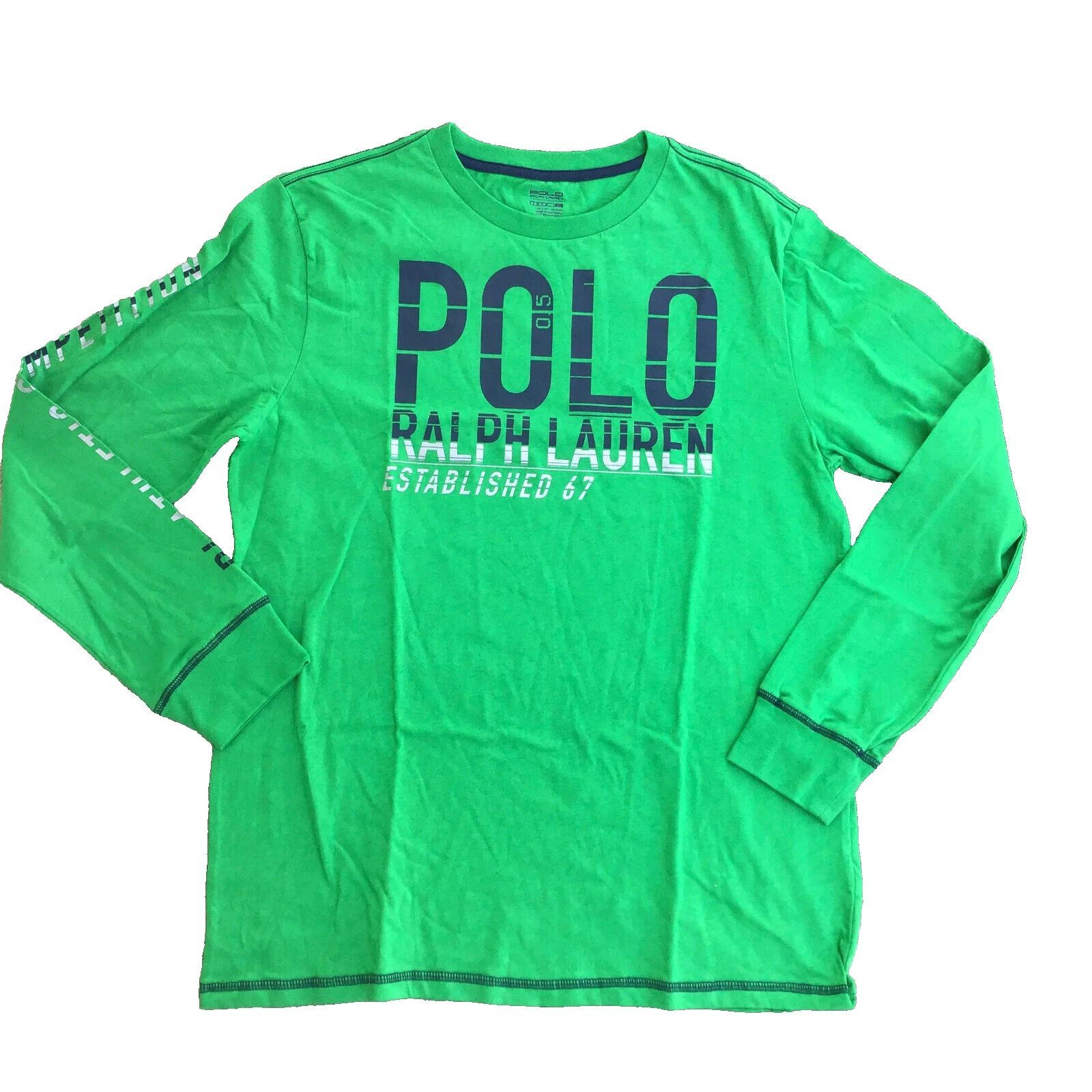Polo Ralph Lauren Youth L | POLO Ralph Lauren Graphic Long Sleeve Tee T-Shirt Size US XXS / EU 40 - 1 Thumbnail