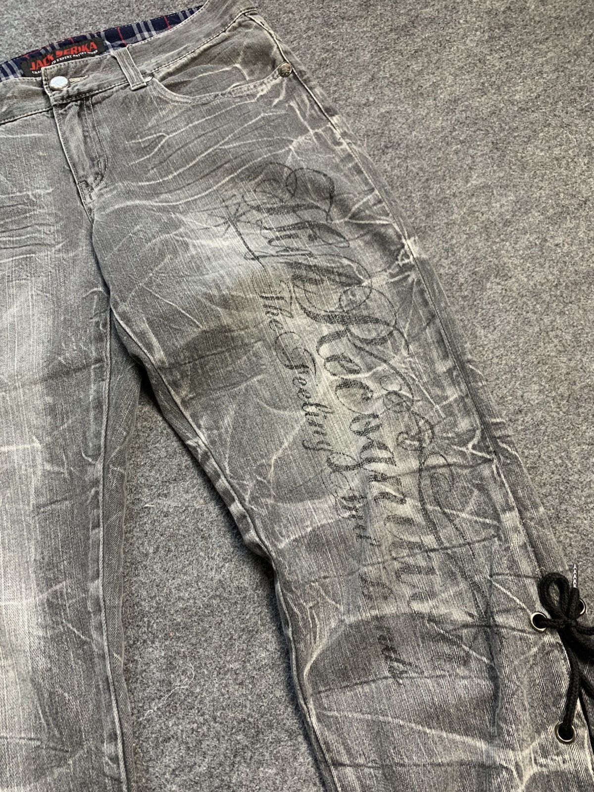 If Six Was Nine Lace up jackserika pant vkei style japanese brand Size US 34 / EU 50 - 11 Thumbnail