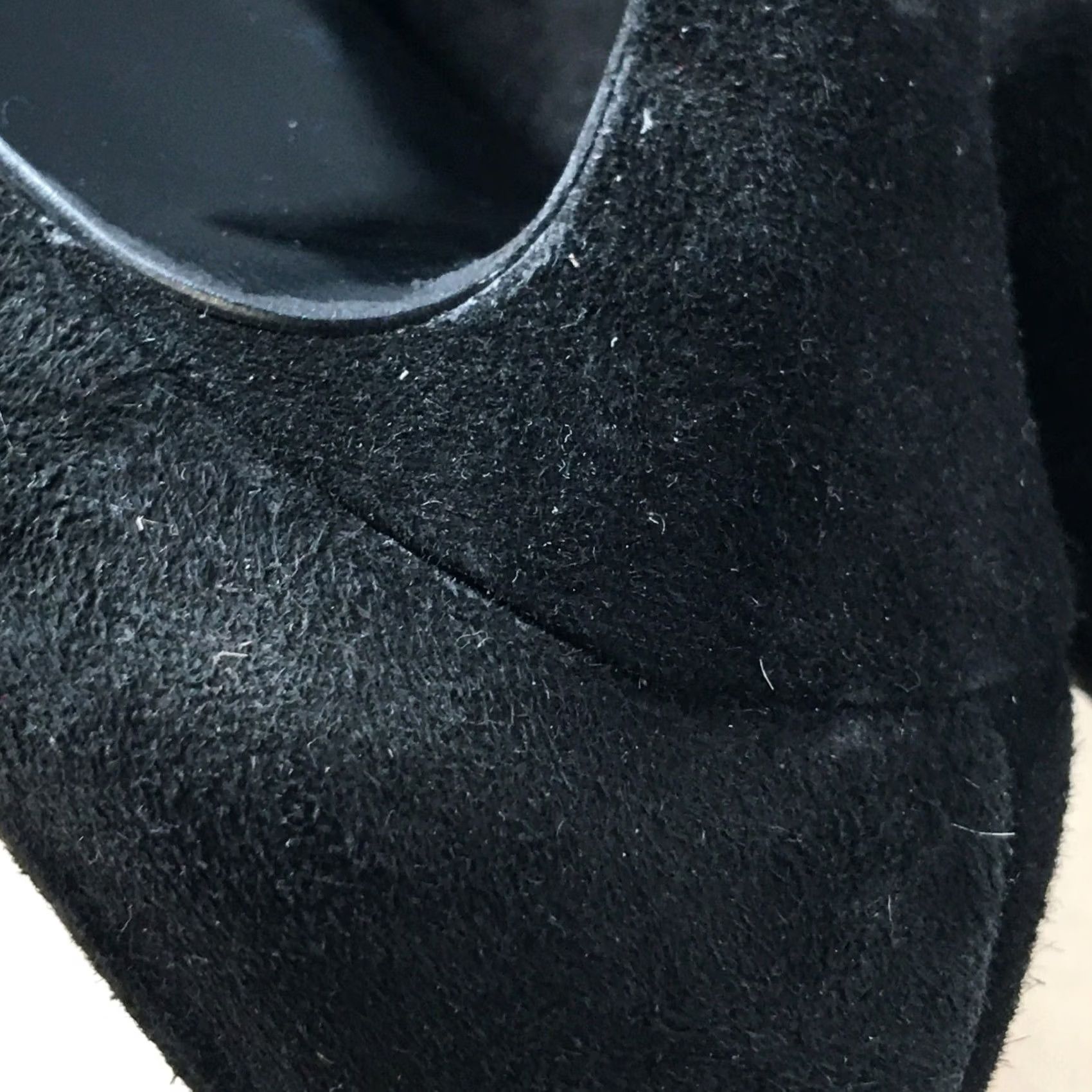 Vintage Elodie High Heels Womens 39 Classic Pumps Black Leather Slip On Casual Comfort Pump Shoes Size US 8 / IT 38 - 6 Thumbnail