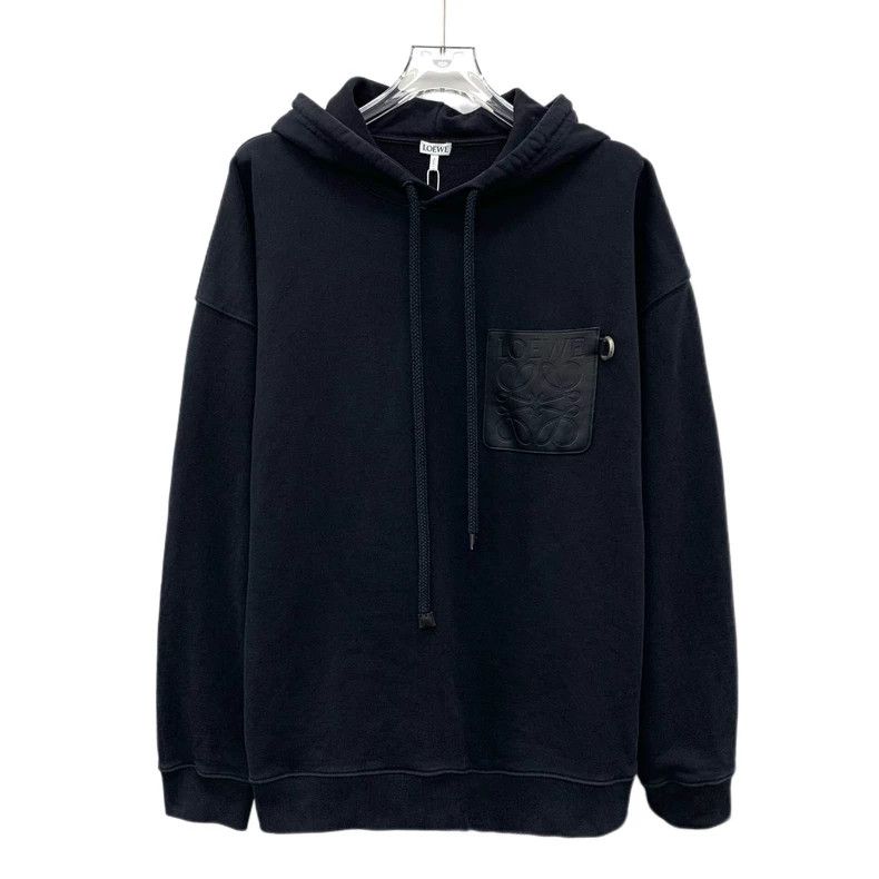 Loewe Loewe Black Logo Hoodie Sweatshirt S Size US S / EU 44-46 / 1 - 1 Thumbnail