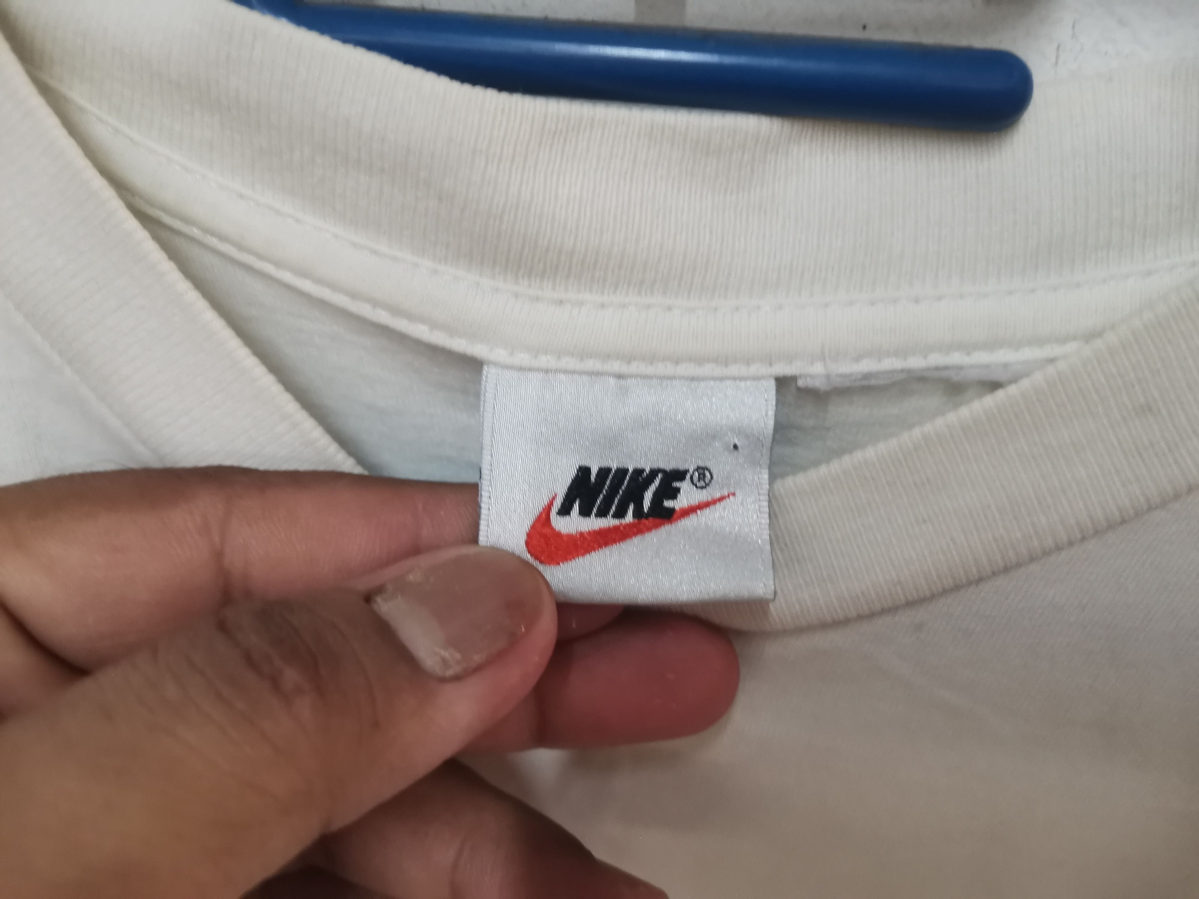 Nike × Vintage Rare vintage Nike Basketball t-shirt white colour Size US XL / EU 56 / 4 - 5 Thumbnail